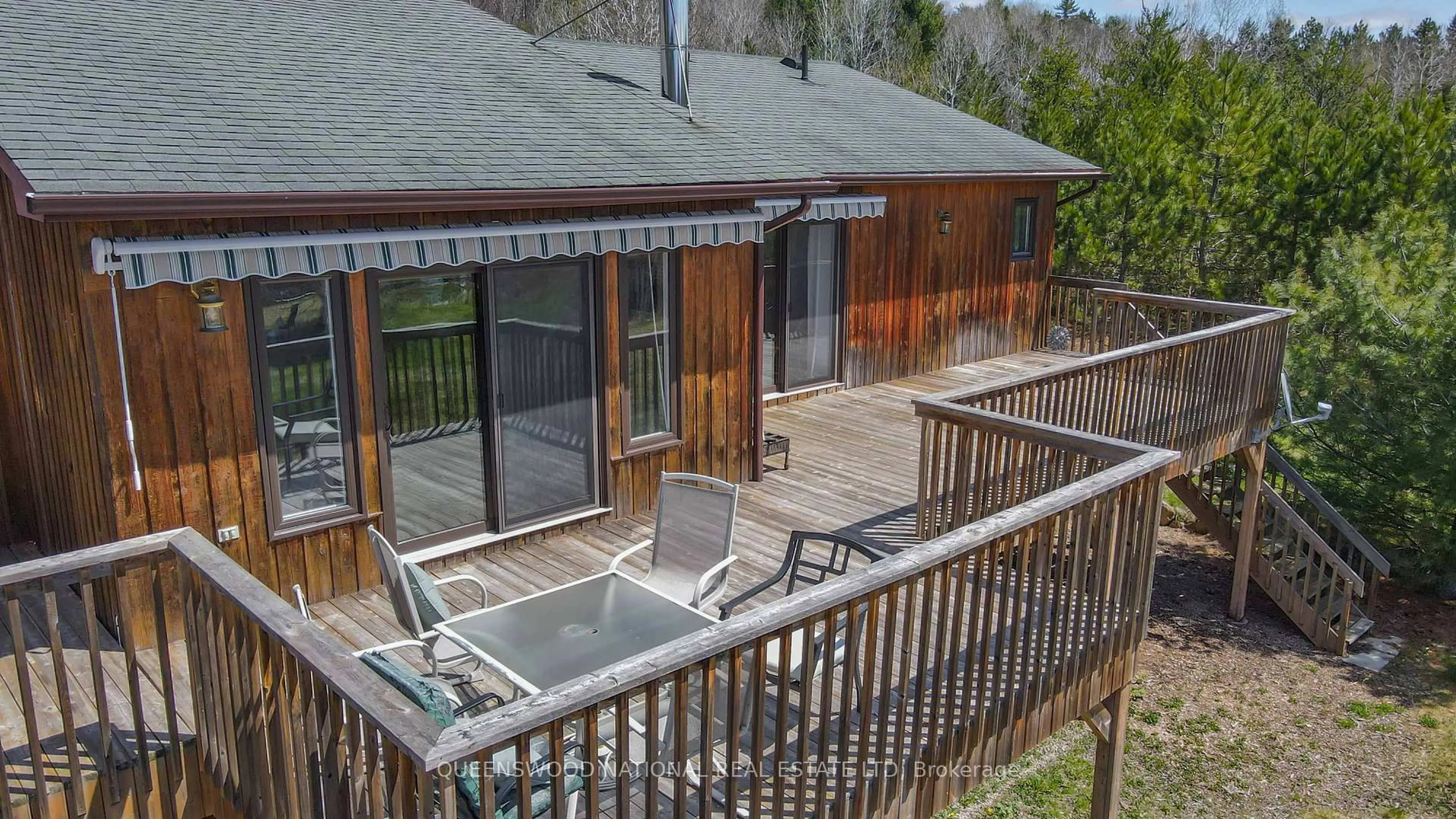 Patio, water/lake/river/ocean view for 3387 Old Barry's Bay Rd, Barry's Bay Ontario K0J 1B0