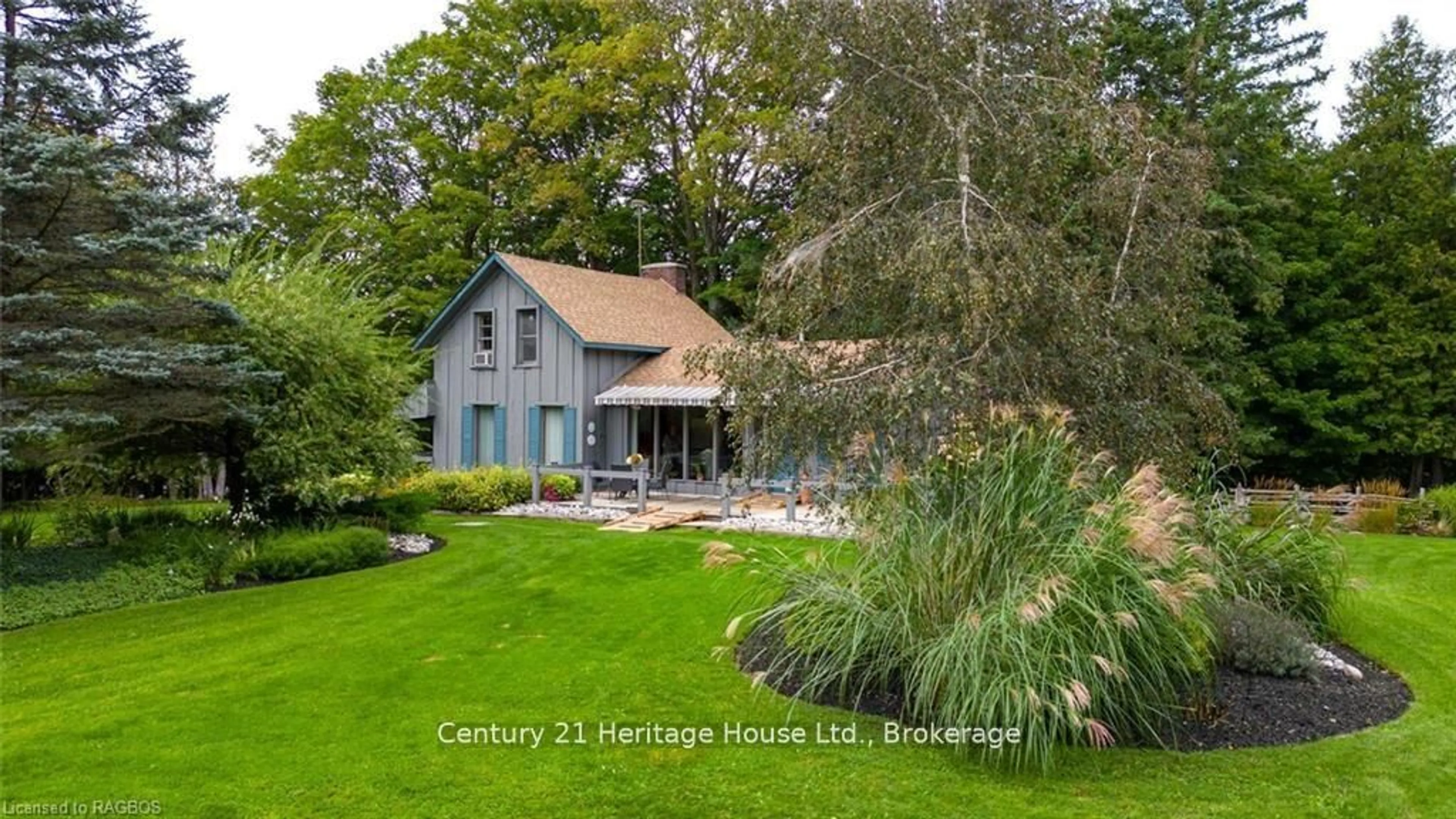 A pic from outside/outdoor area/front of a property/back of a property/a pic from drone, street for 403288 Grey Road 4 Highway, West Grey Ontario N0G 1R0