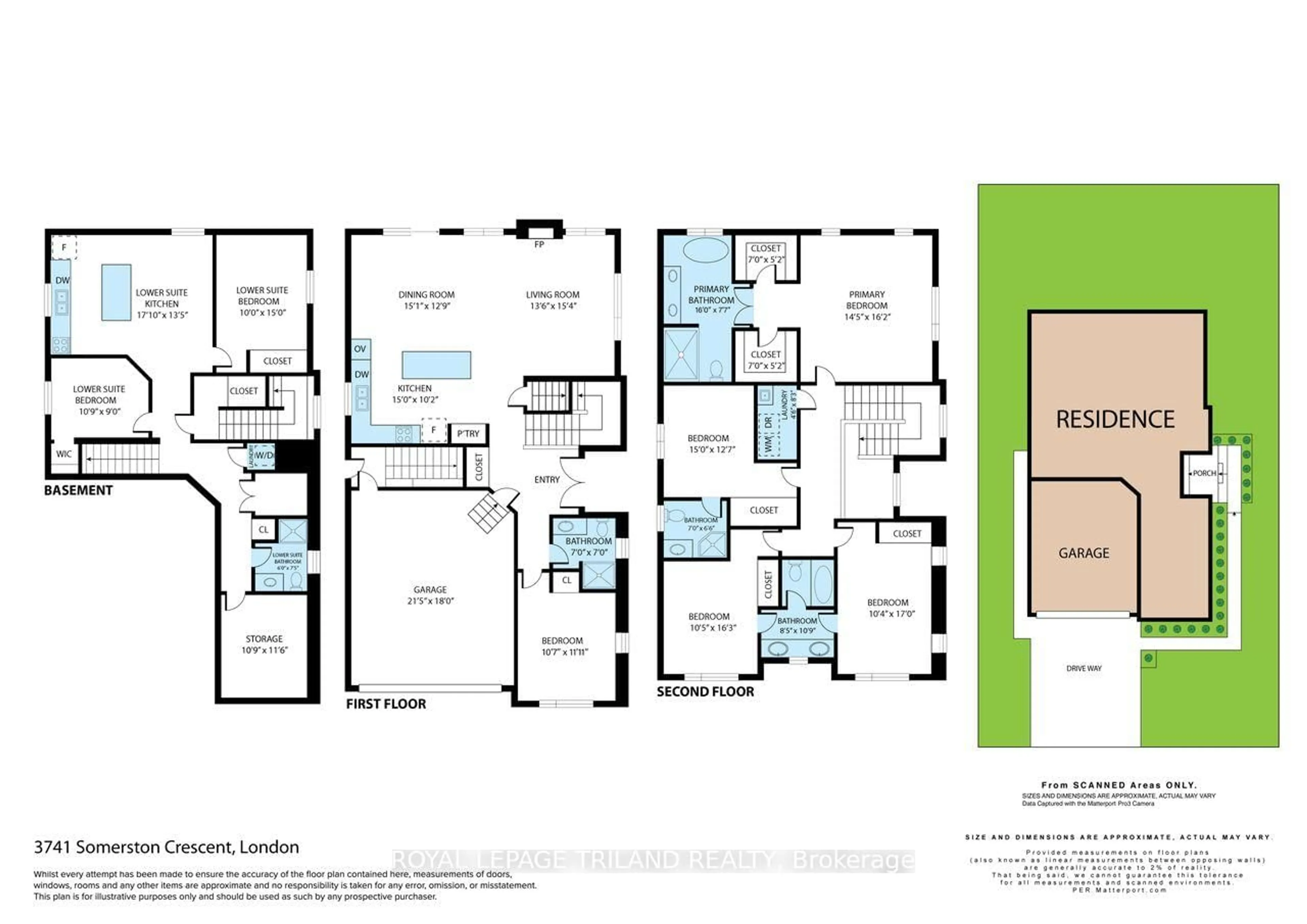 Floor plan for 3741 Somerston Cres, London South Ontario N6L 1K3