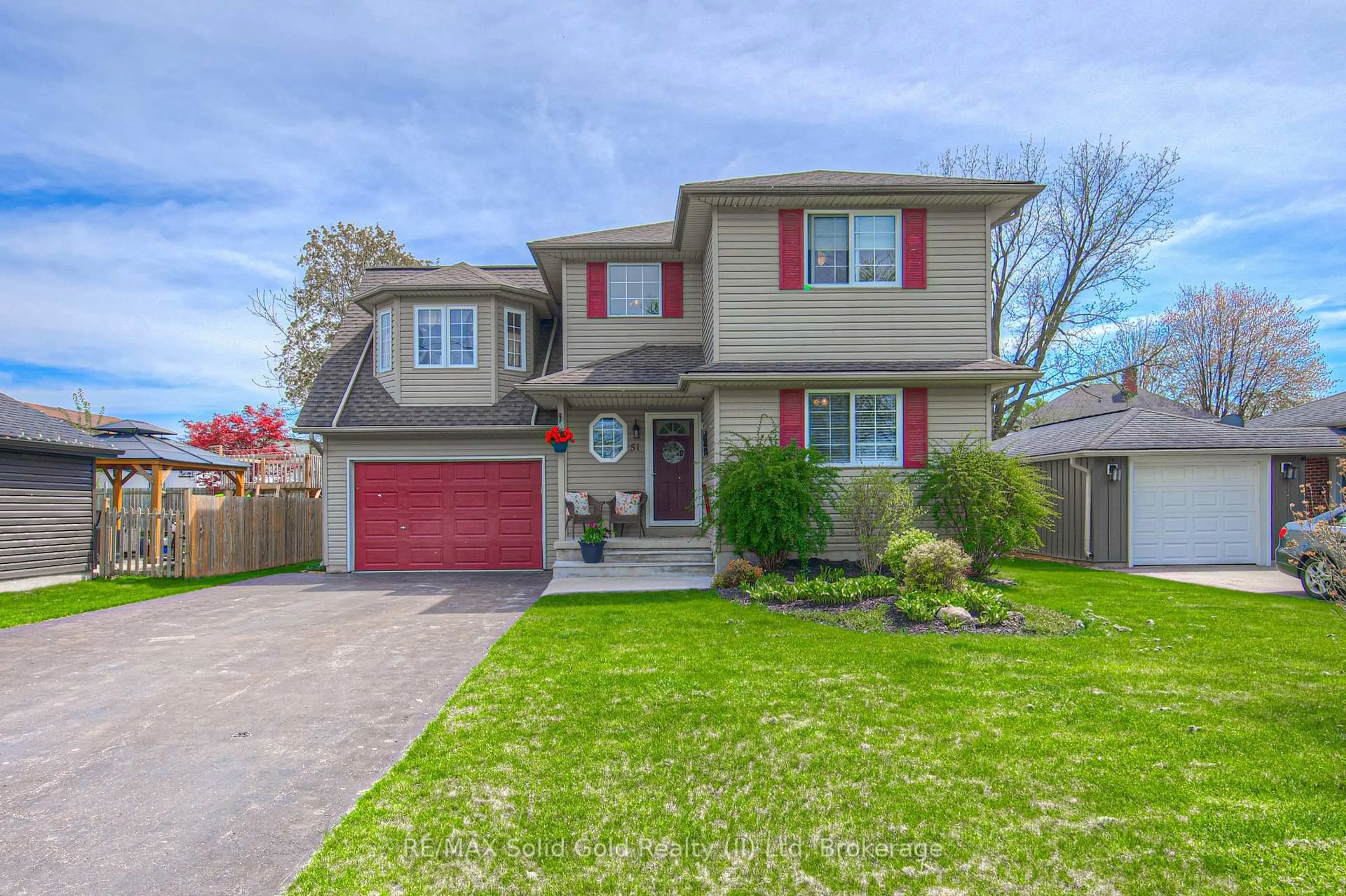 Home with vinyl exterior material, street for 51 Mill St, Blandford-Blenheim Ontario N0J 1S0