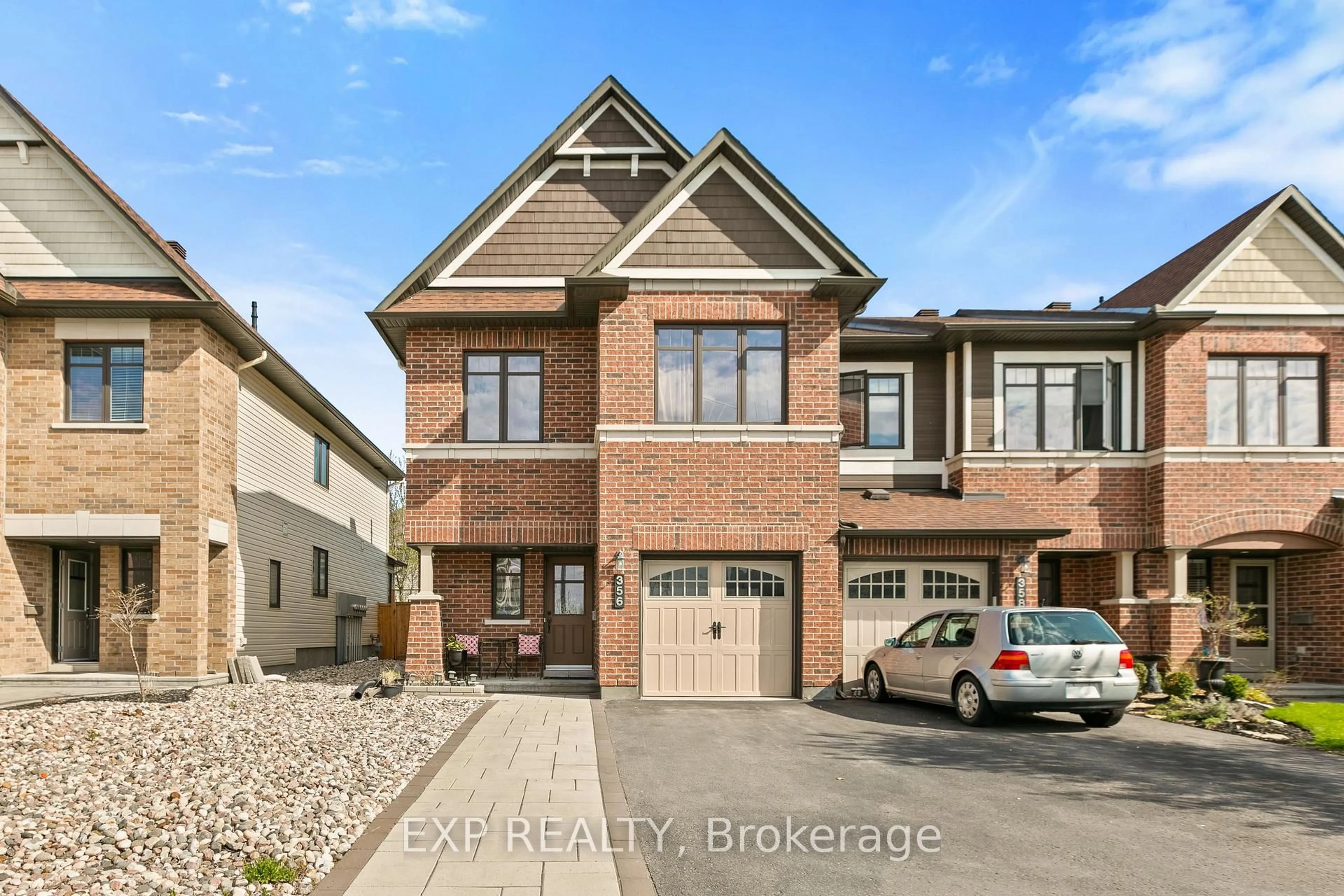 Home with brick exterior material, street for 356 Gerry Lalonde Dr, Ottawa Ontario K4A 0Y3