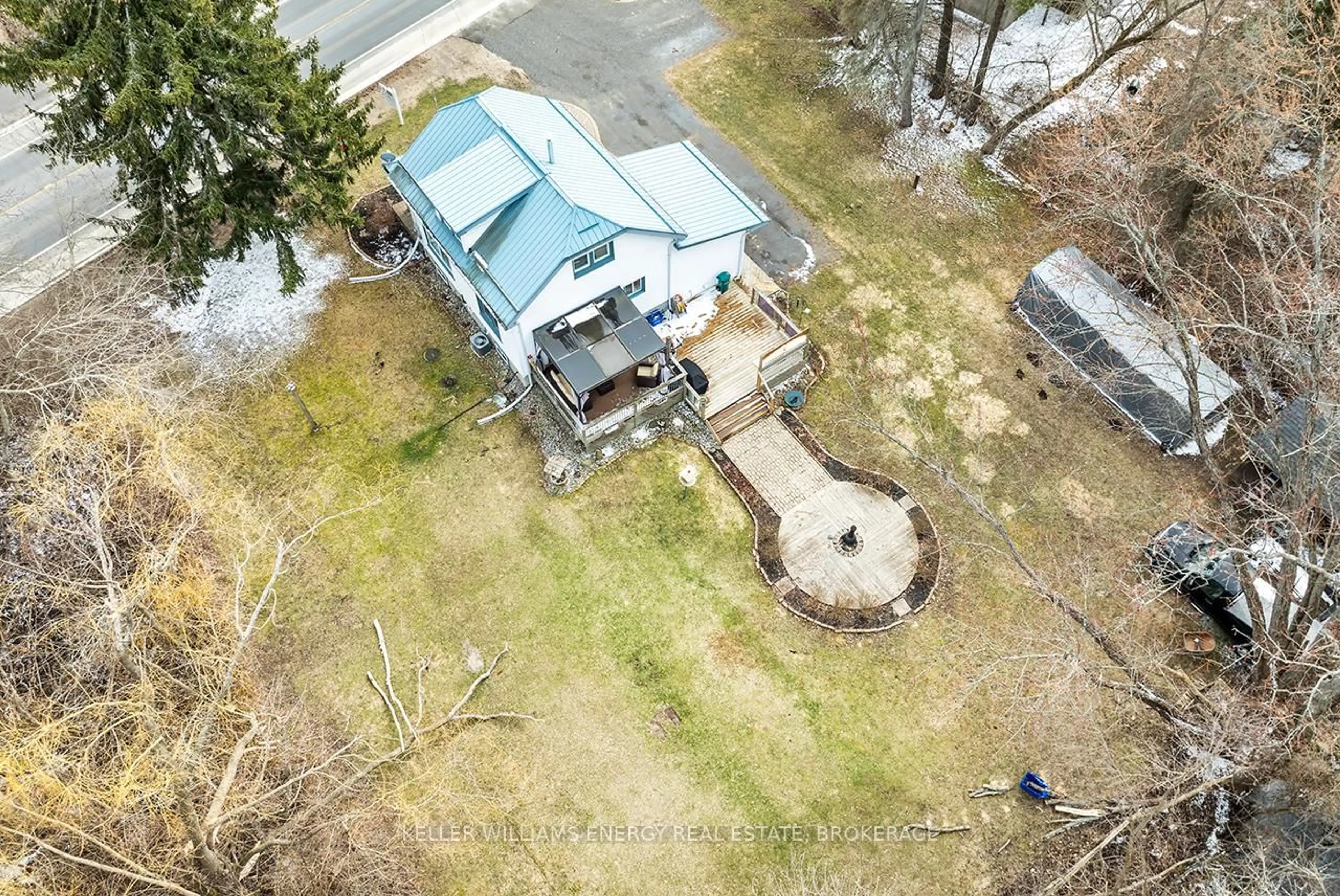 A pic from outside/outdoor area/front of a property/back of a property/a pic from drone, street for 68 County 5 Rd, Quinte West Ontario K0K 3M0