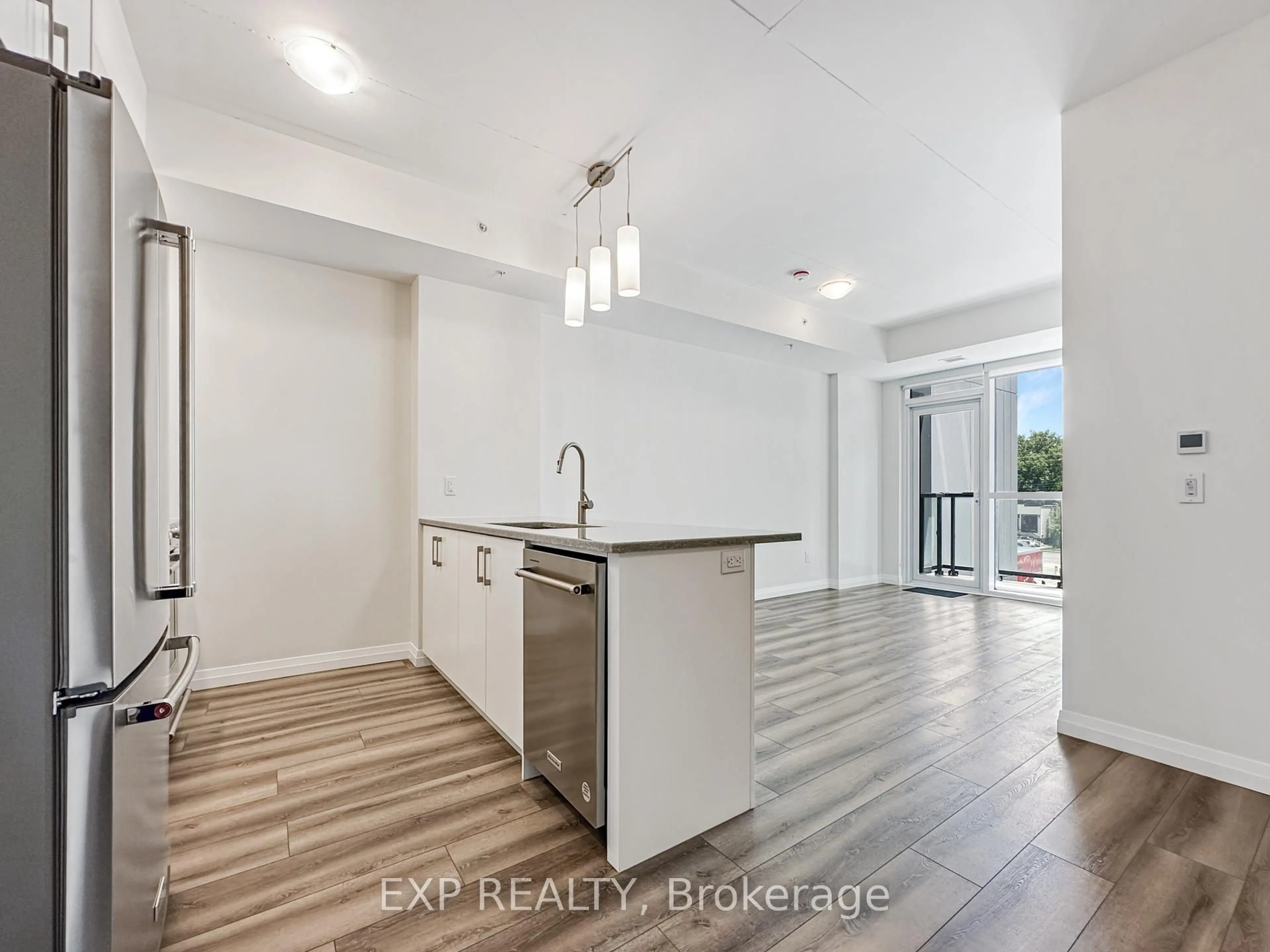 Open concept kitchen, unknown for 108 Garment St #201, Kitchener Ontario N2G 0E3