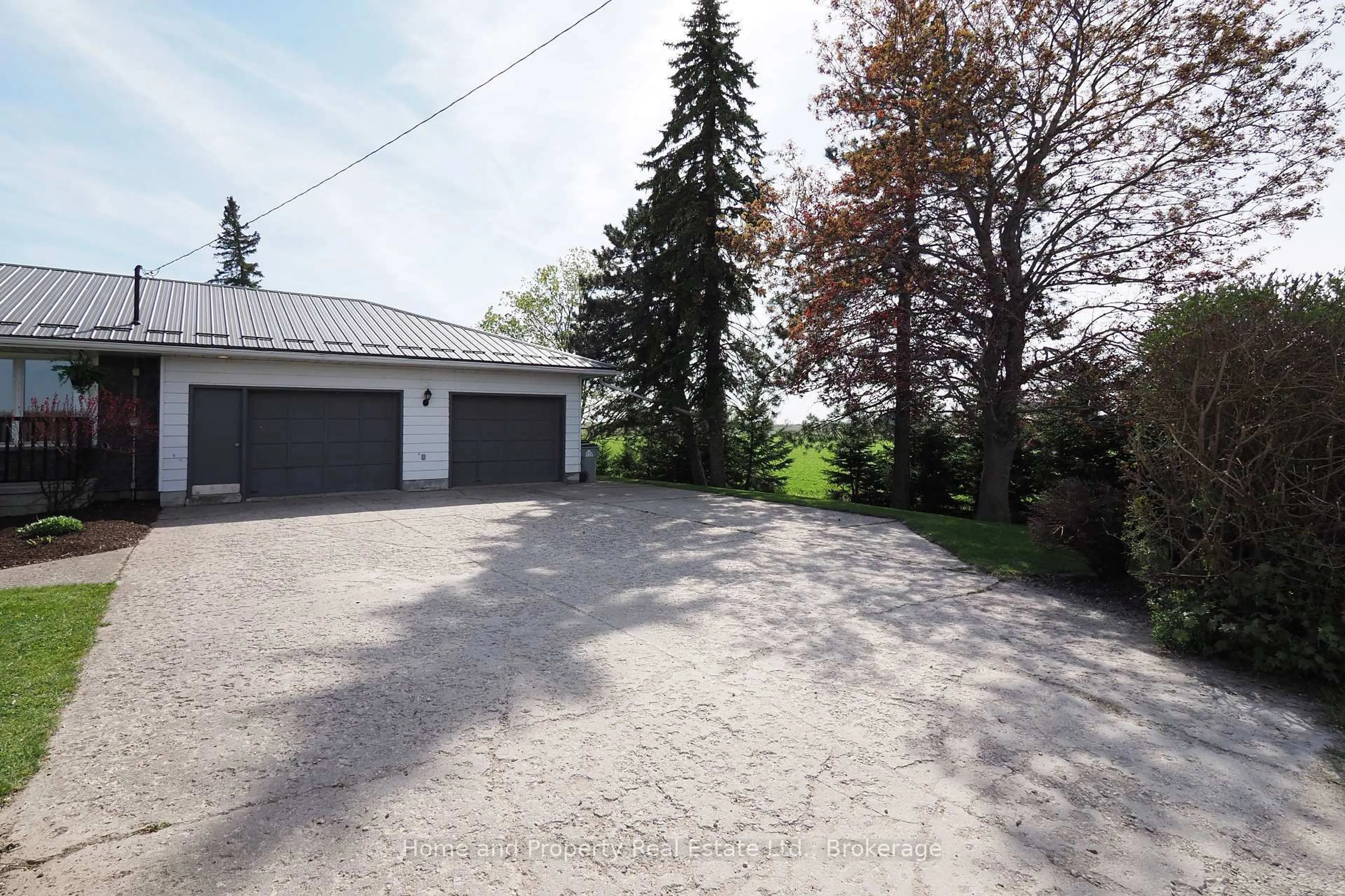 A pic from outside/outdoor area/front of a property/back of a property/a pic from drone, street for 8678 Line 86 N/A, Perth East Ontario N4W 3G8