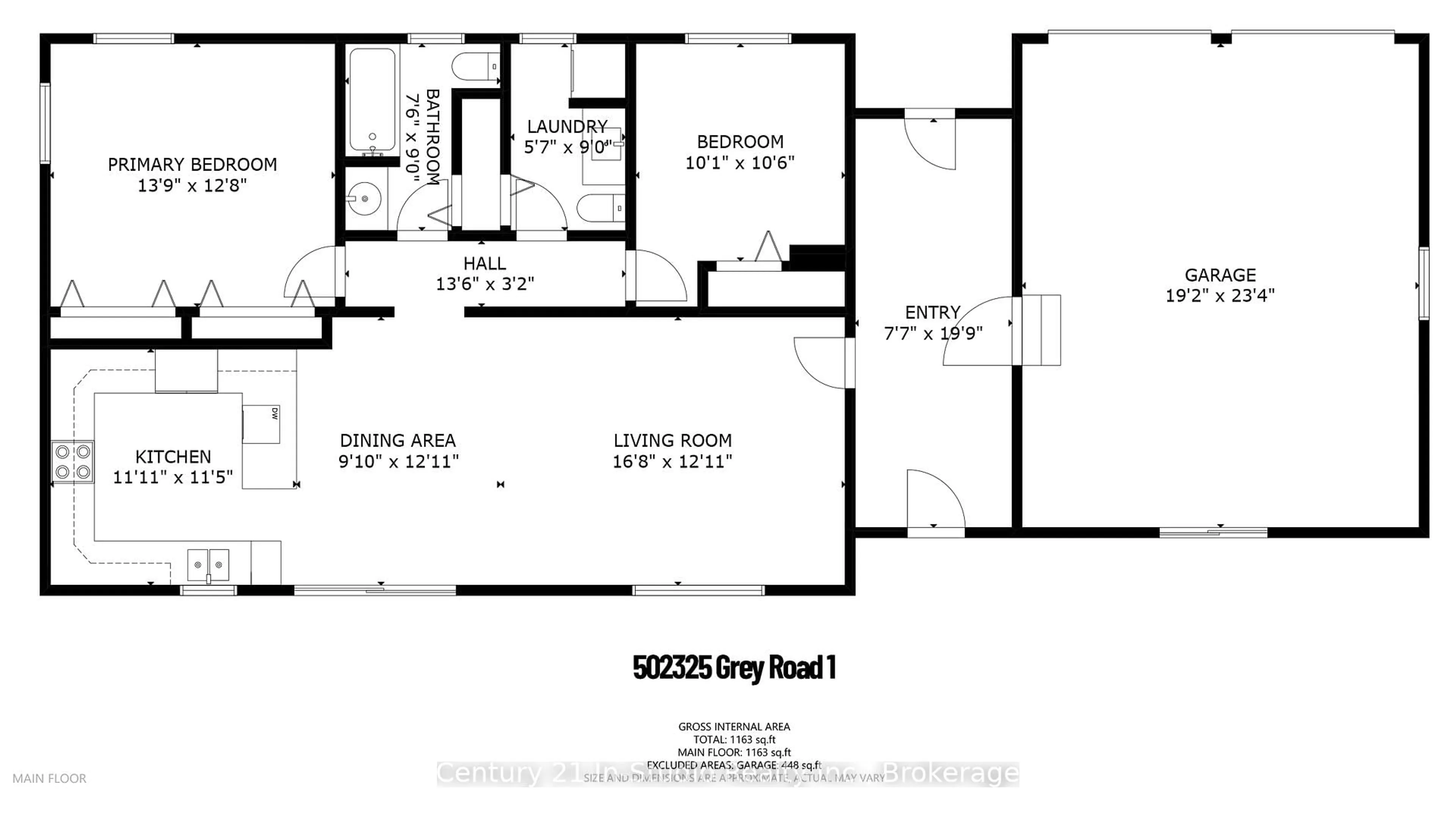 Floor plan for 502325 Grey Road 1 Rd, Georgian Bluffs Ontario N0H 2T0