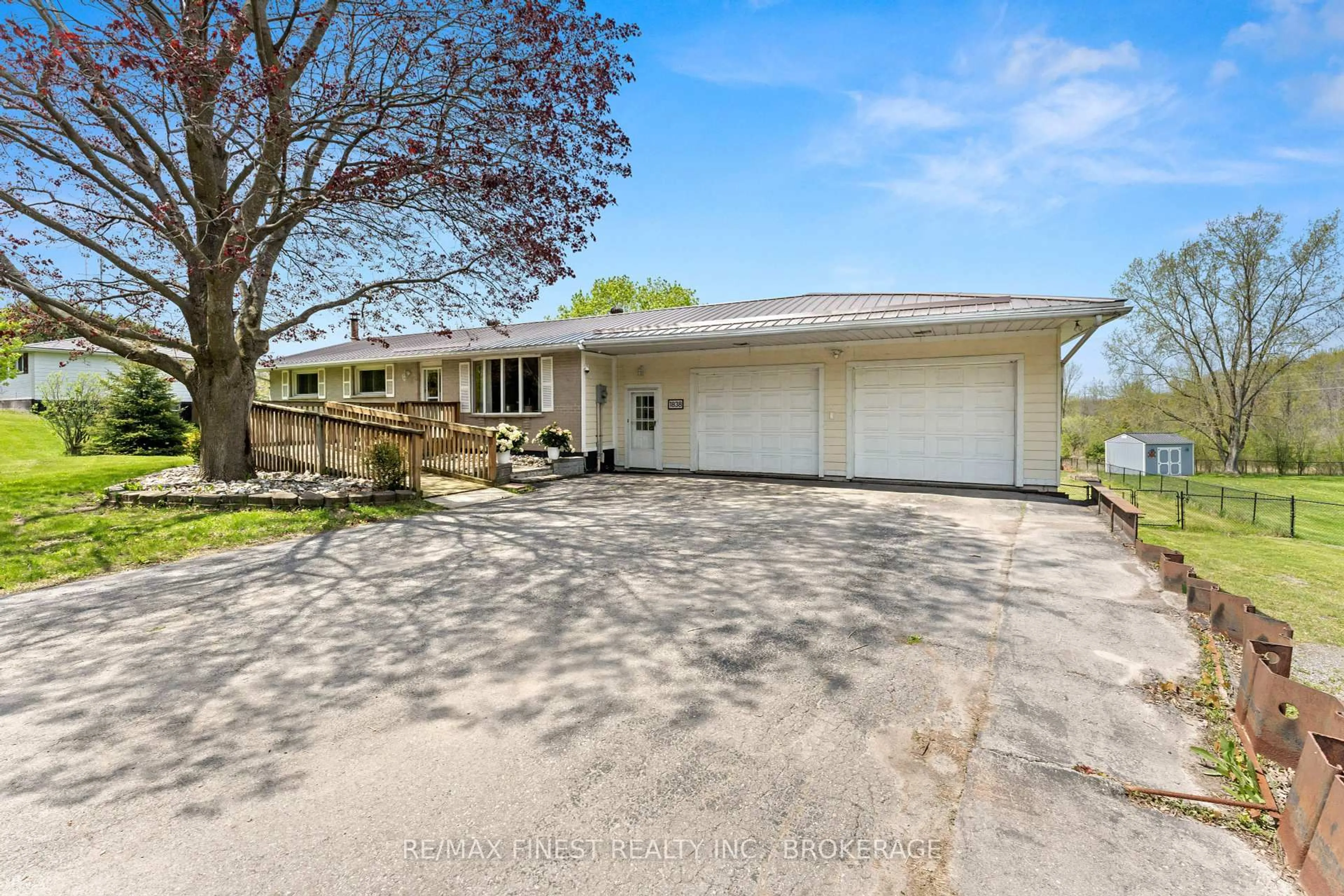 A pic from outside/outdoor area/front of a property/back of a property/a pic from drone, water/lake/river/ocean view for 1838 Highway 15 N/A, Kingston Ontario K7L 4V3