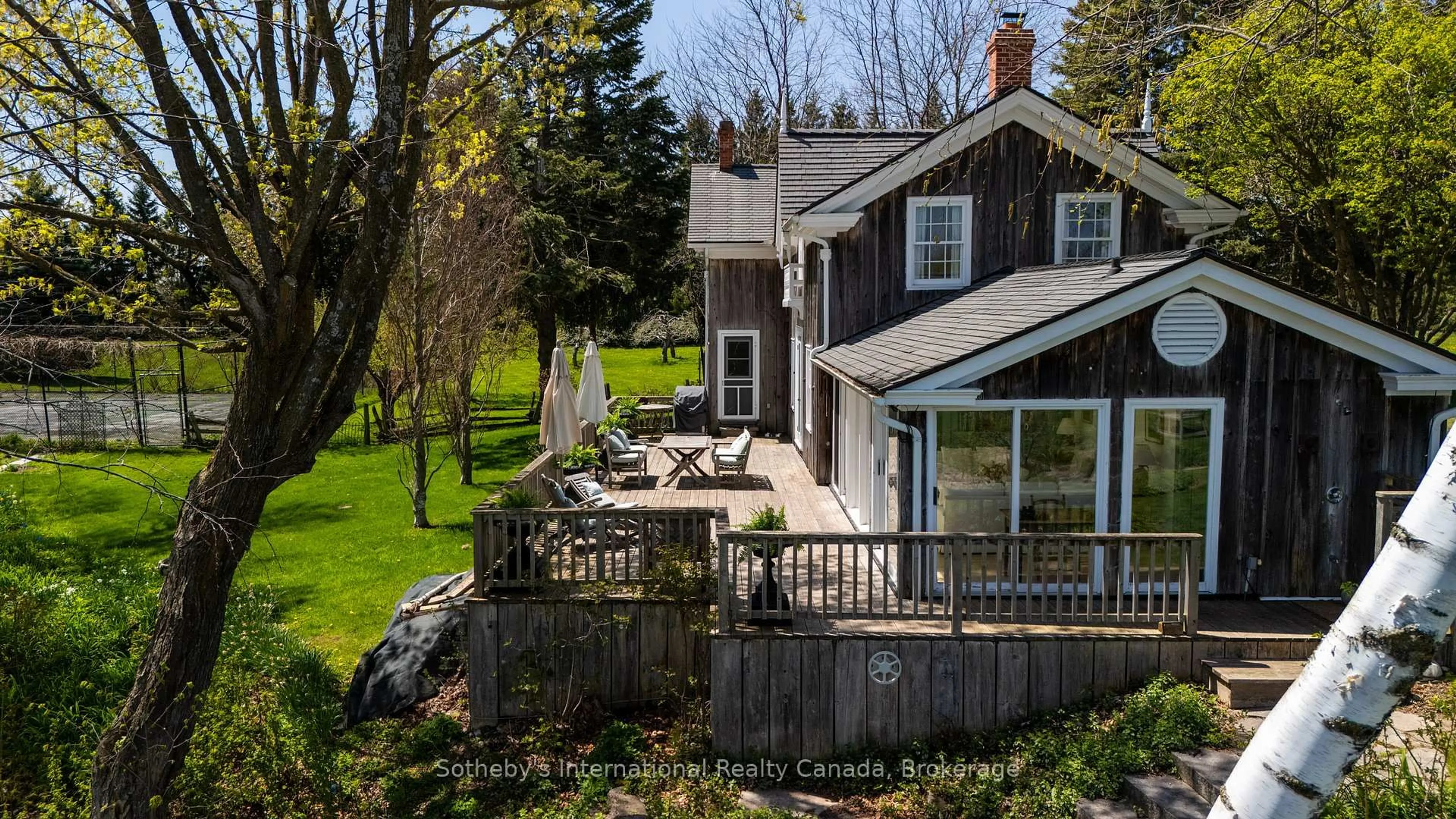 Patio, water/lake/river/ocean view for 47014 Old Mail Rd, Grey Highlands Ontario N4L 1W7