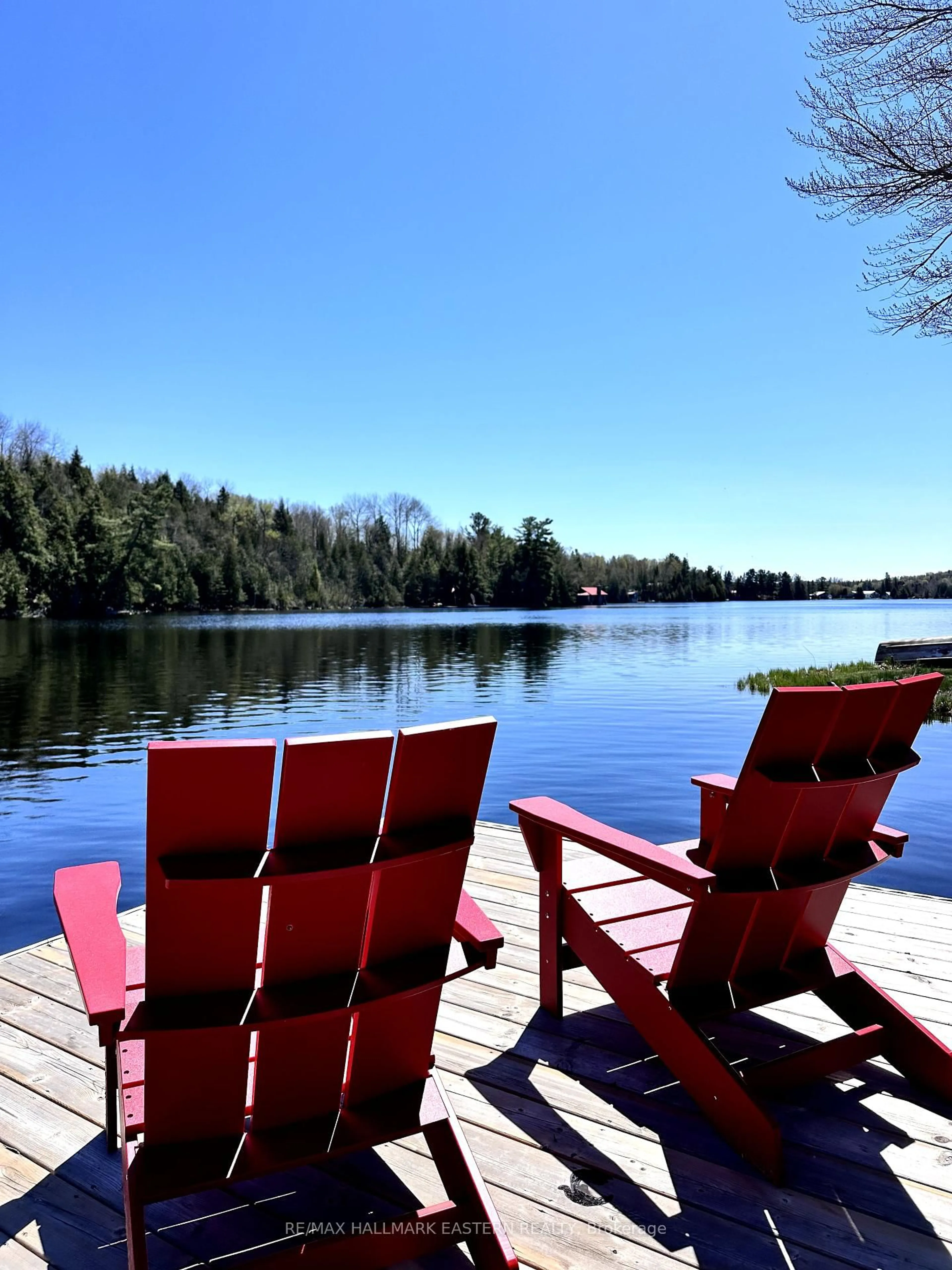 Patio, water/lake/river/ocean view for 1025 Dickies Lane, Highlands East Ontario K0M 1R0