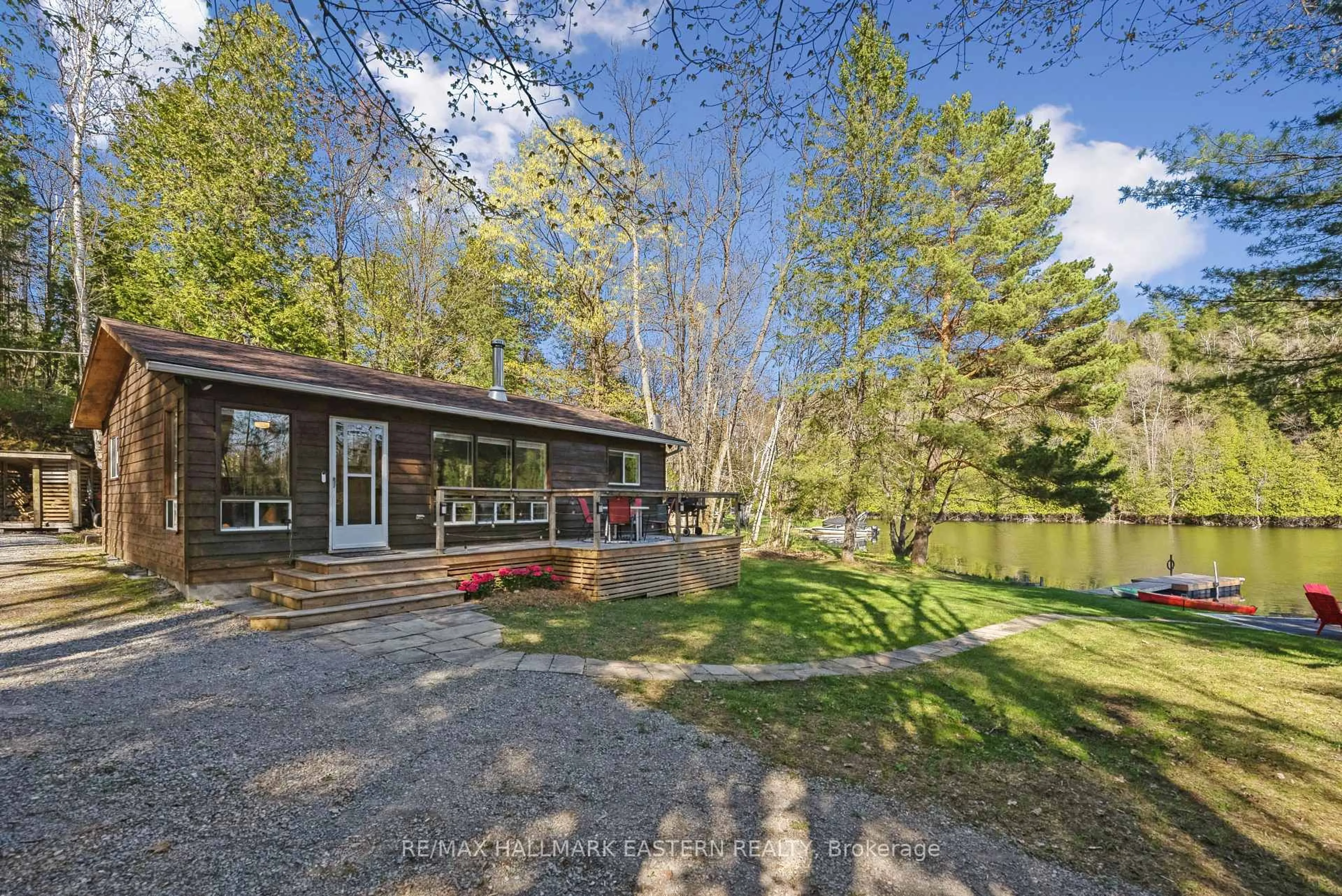 Patio, water/lake/river/ocean view for 1025 Dickies Lane, Highlands East Ontario K0M 1R0