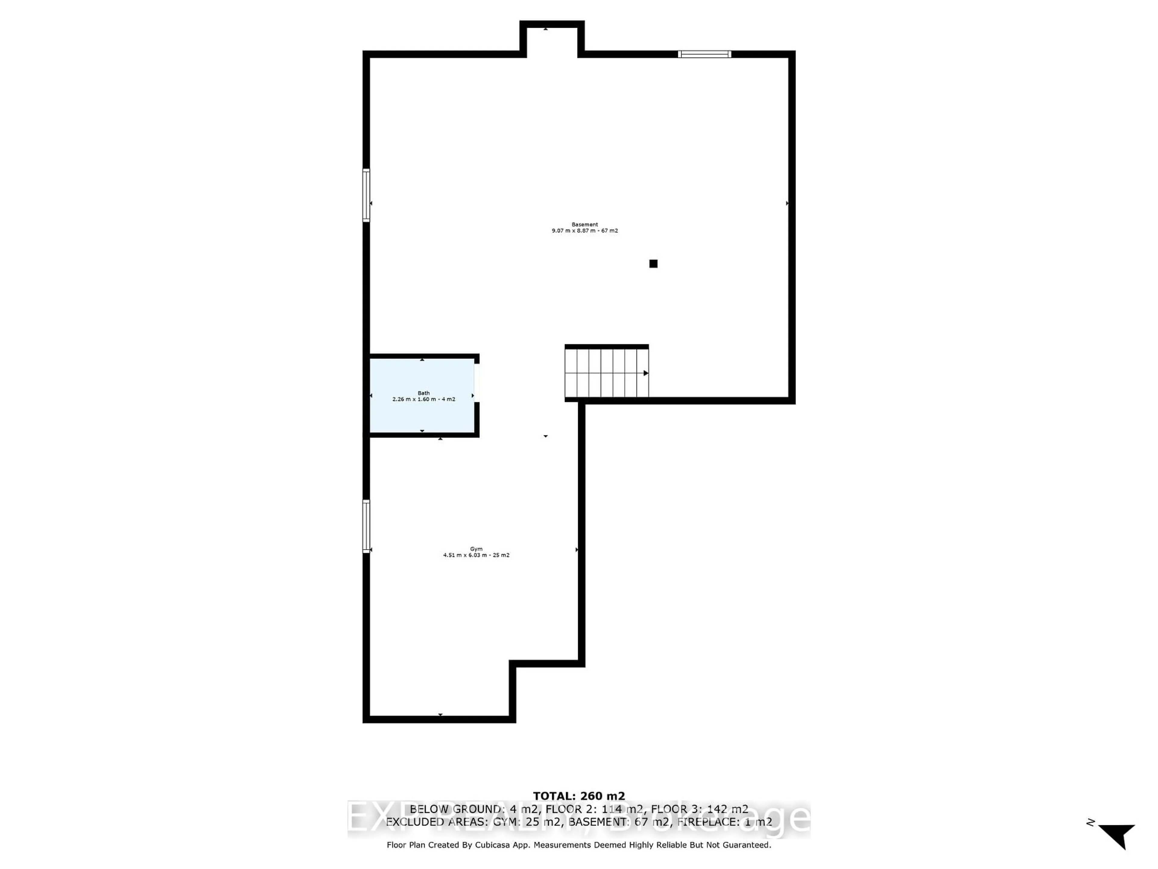 Floor plan for 301 SERENADE Cres, Ottawa Ontario K1X 0B9
