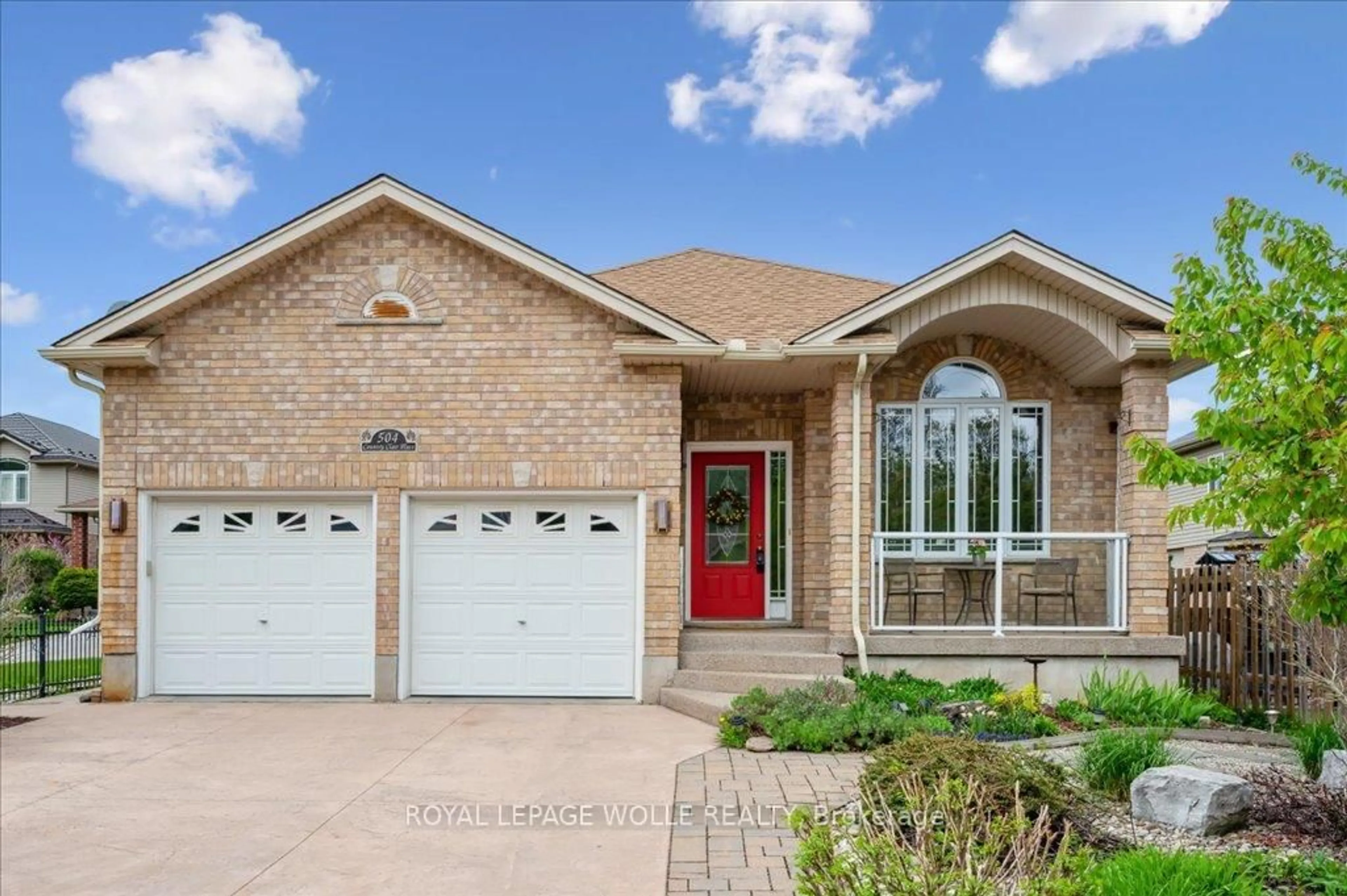 Home with brick exterior material, street for 504 Country Clair Pl, Kitchener Ontario N2A 4M7
