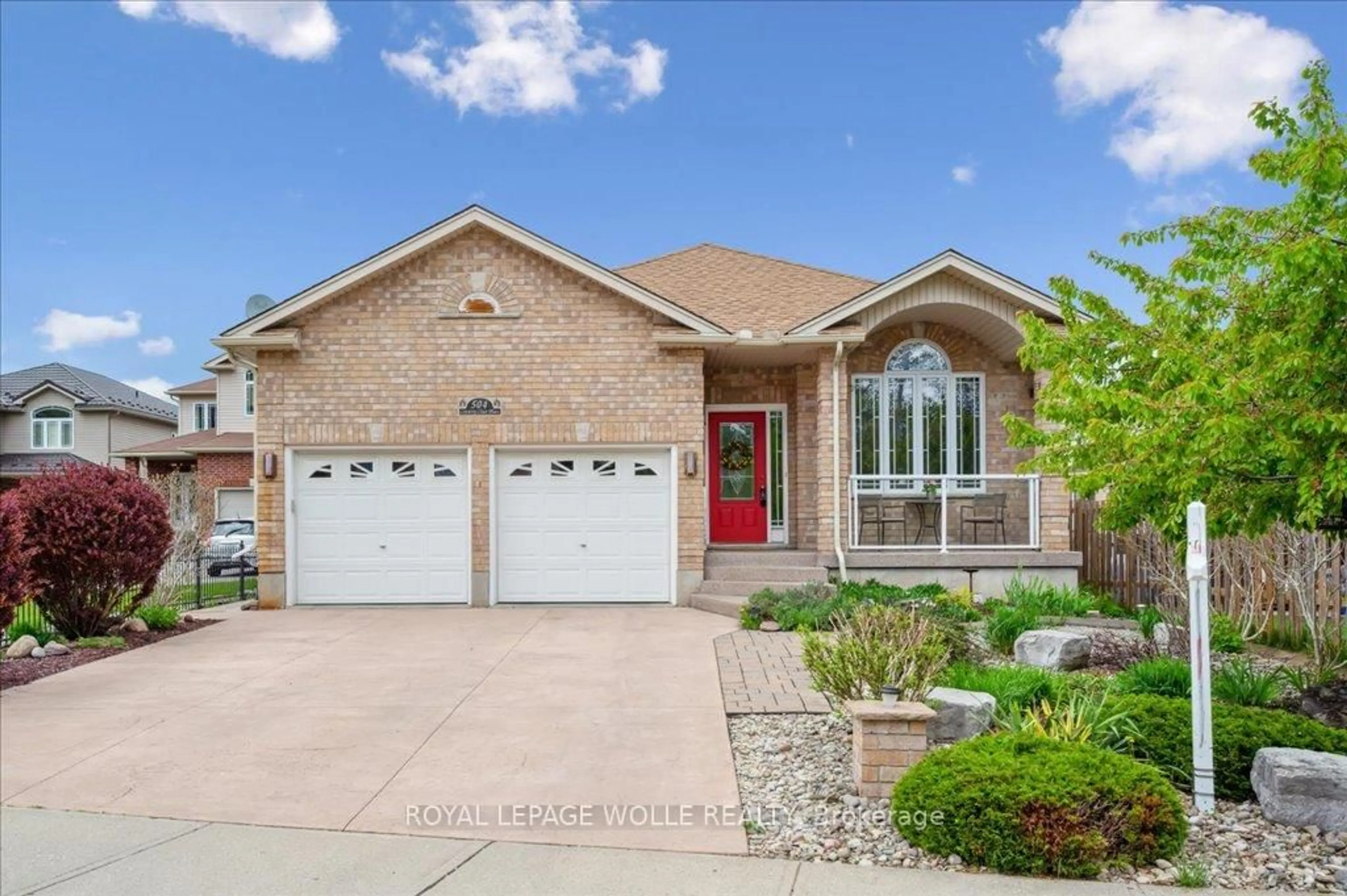Home with brick exterior material, street for 504 Country Clair Pl, Kitchener Ontario N2A 4M7