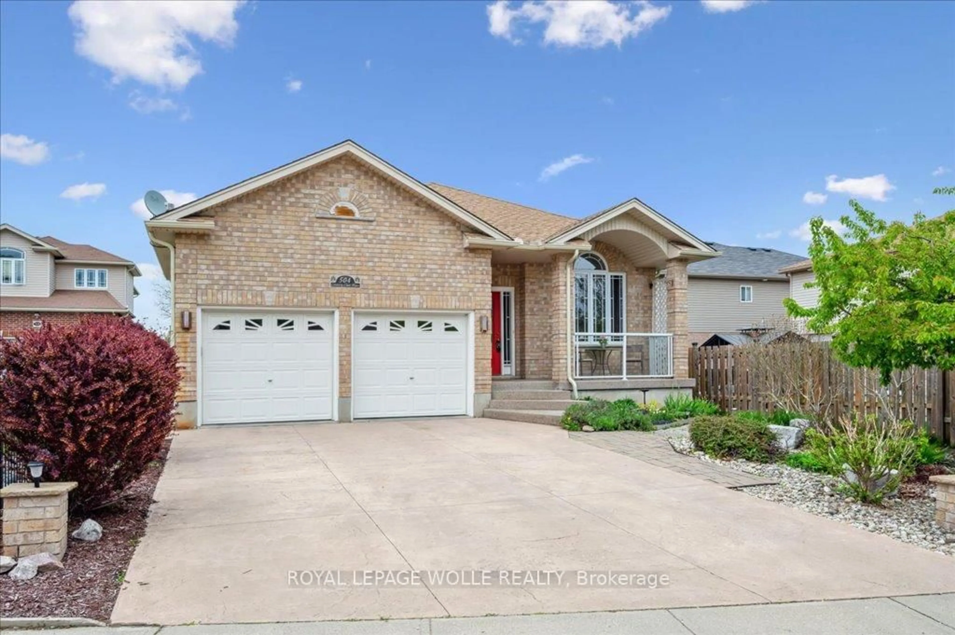 Home with brick exterior material, street for 504 Country Clair Pl, Kitchener Ontario N2A 4M7