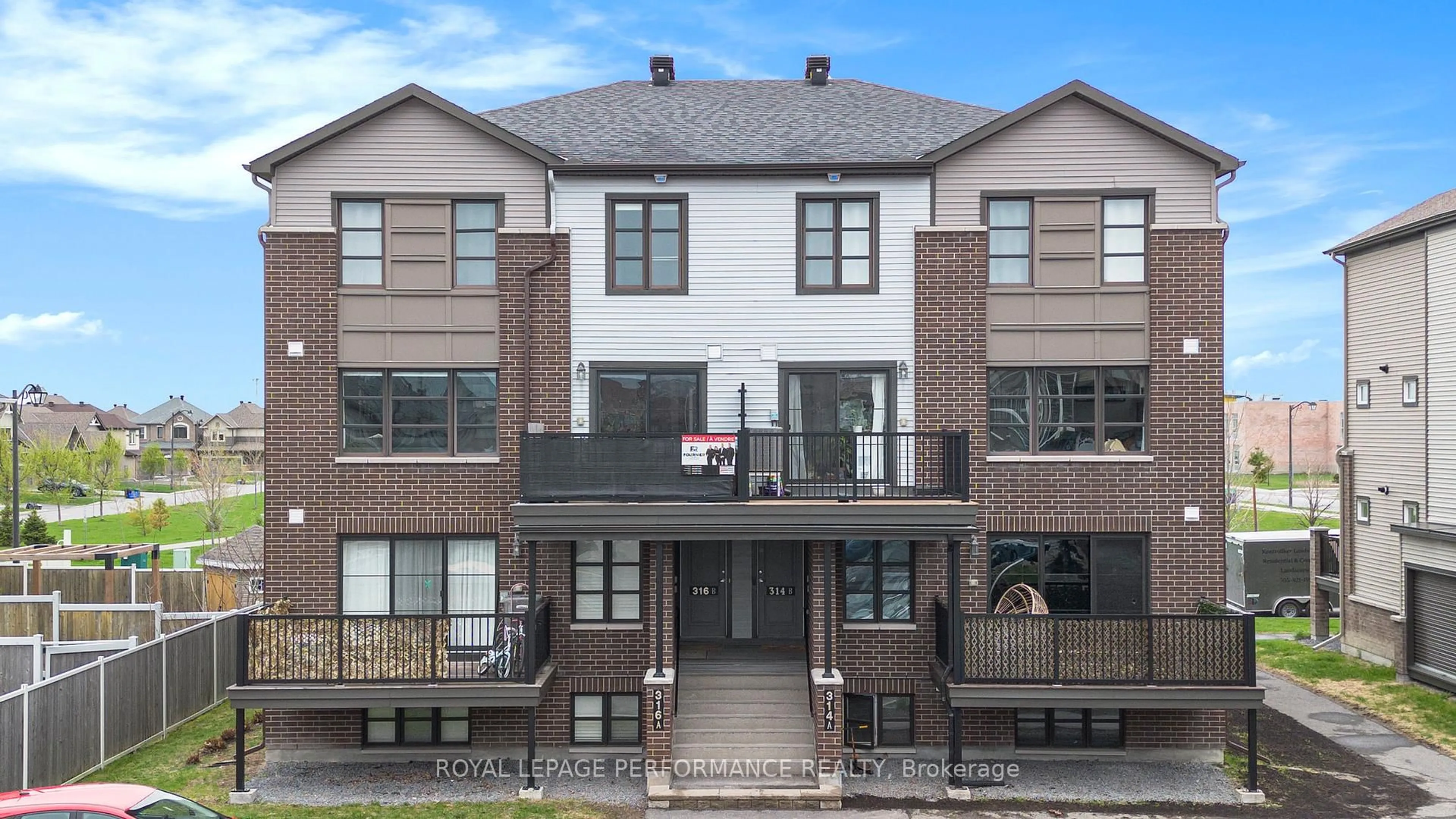 Home with brick exterior material, unknown for 316 Des Tilleuls Private N/A #B, Ottawa Ontario K4A 1B7