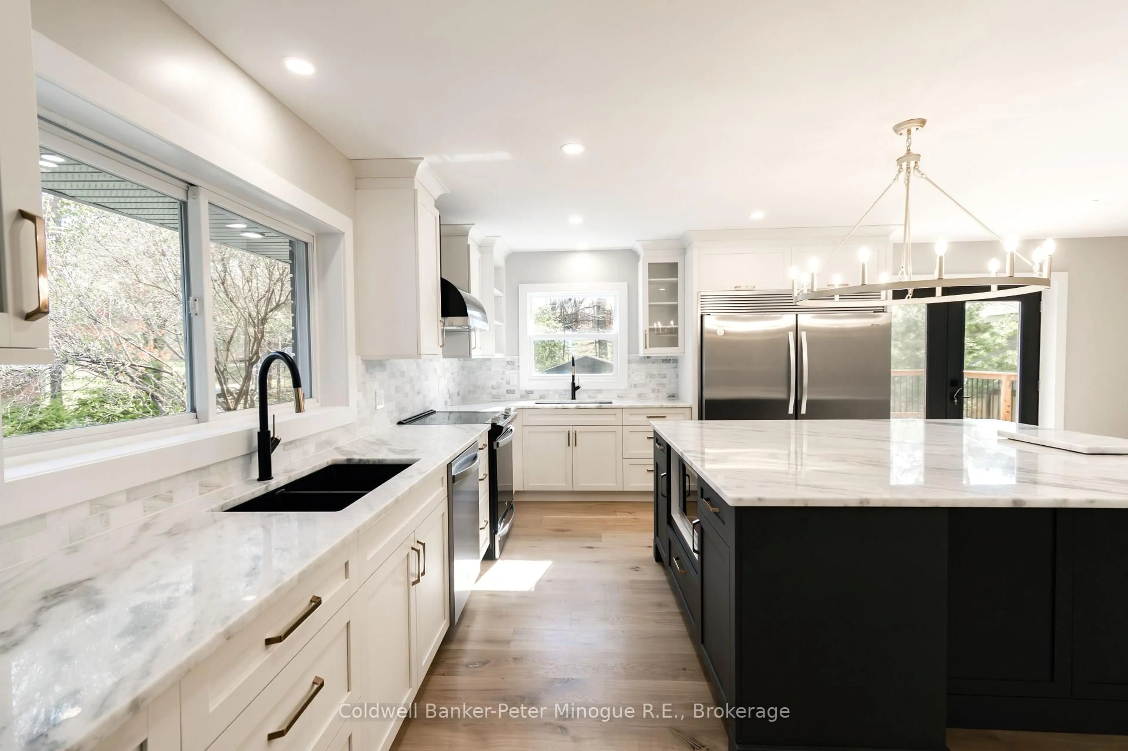 Contemporary kitchen, ceramic/tile floor for 316 Greenhill Ave, North Bay Ontario P1C 1J4