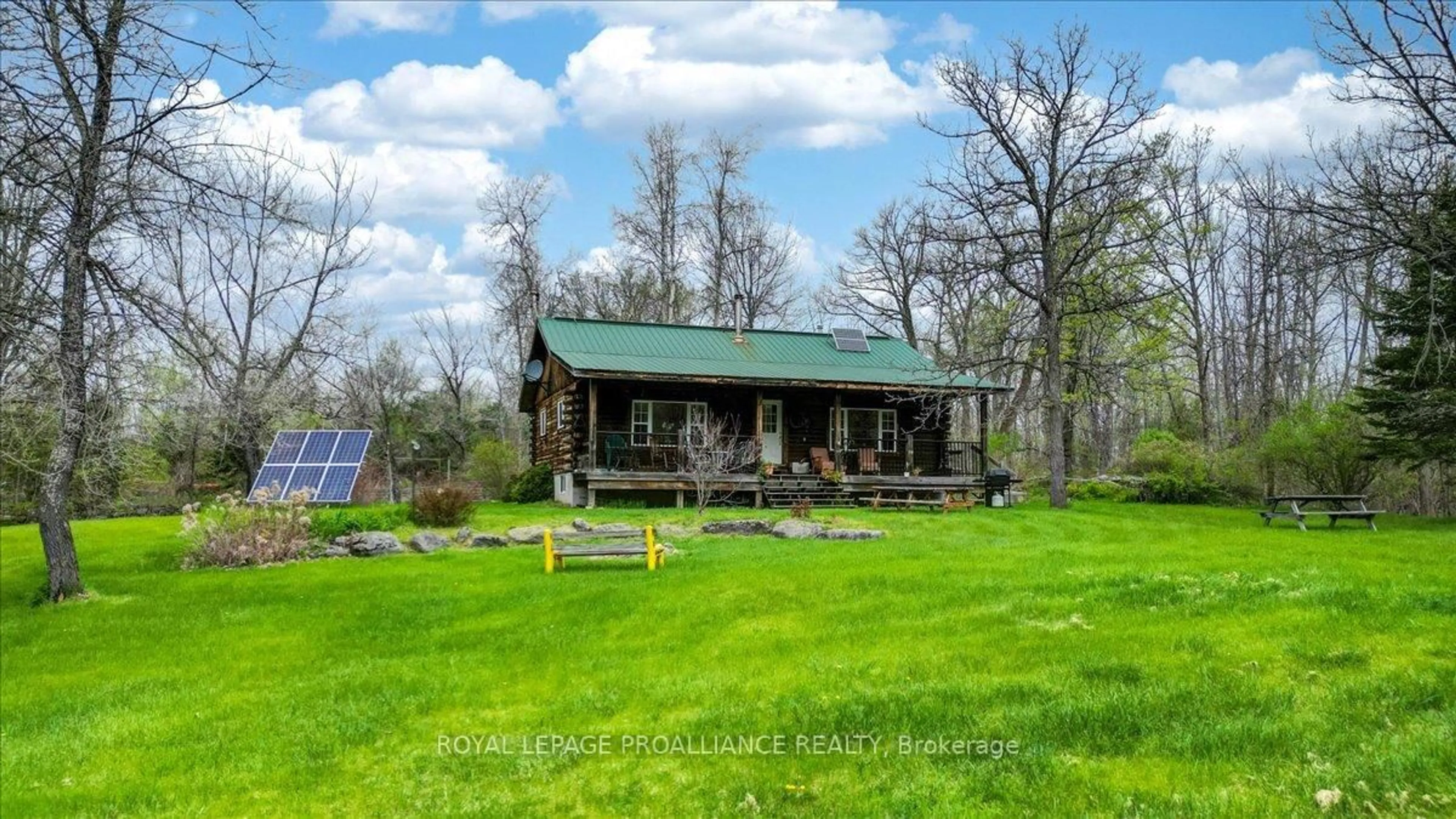 A pic from outside/outdoor area/front of a property/back of a property/a pic from drone, water/lake/river/ocean view for 1007 Sarles Rd, Campbellford Ontario K0K 3K0