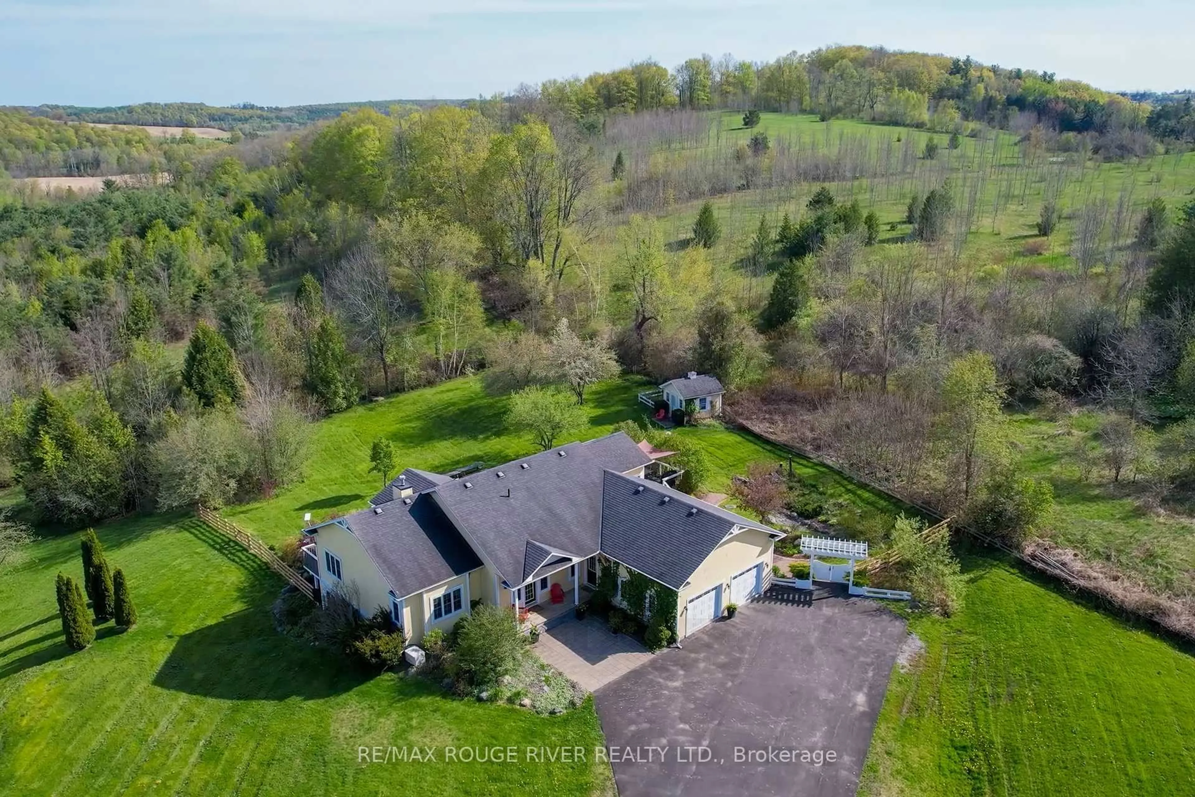 A pic from outside/outdoor area/front of a property/back of a property/a pic from drone, unknown for 436 Eddystone Rd, Alnwick/Haldimand Ontario K0K 2G0