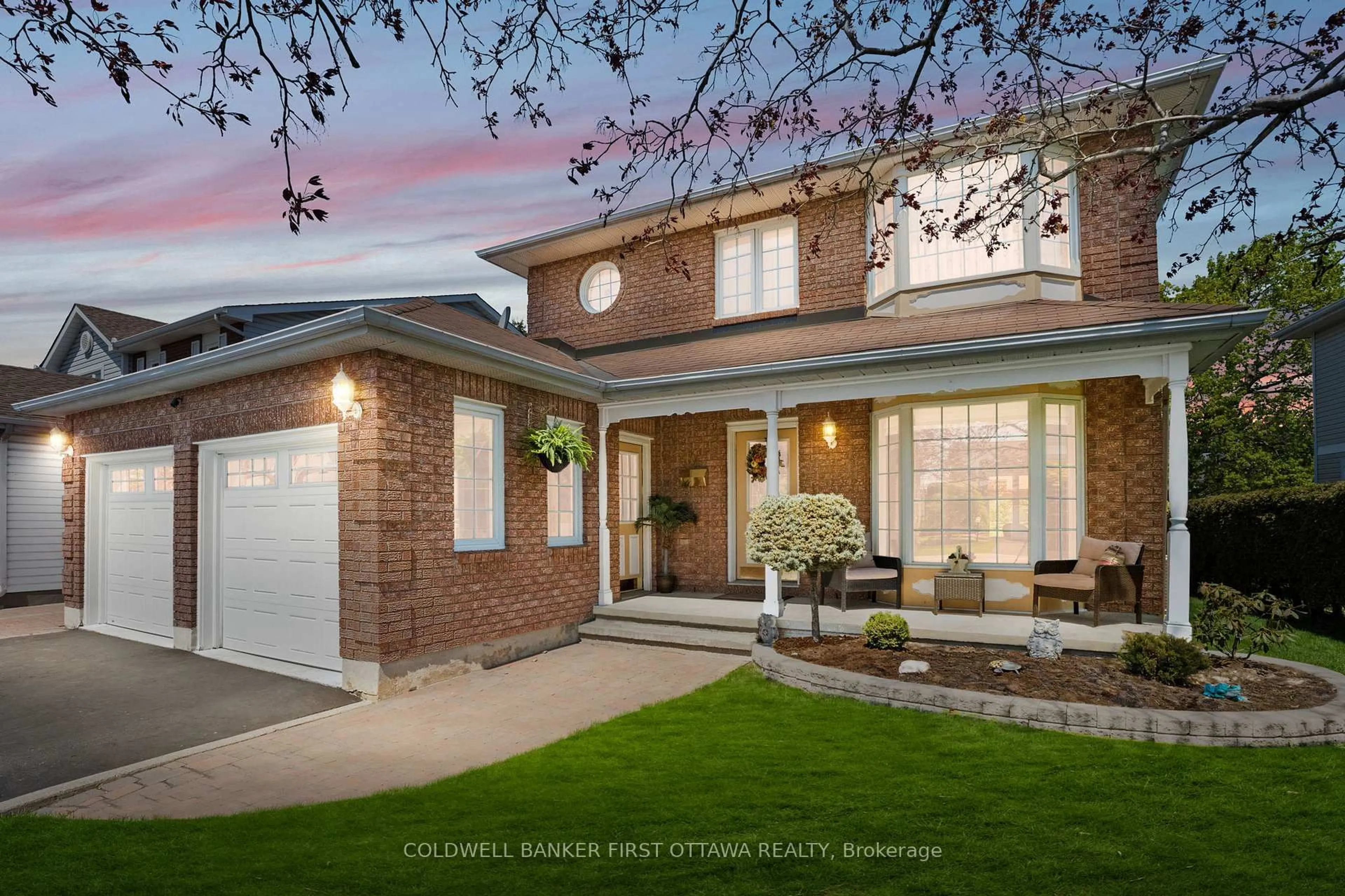 Home with brick exterior material, street for 64 Tartan Dr, Barrhaven Ontario K2J 2V6