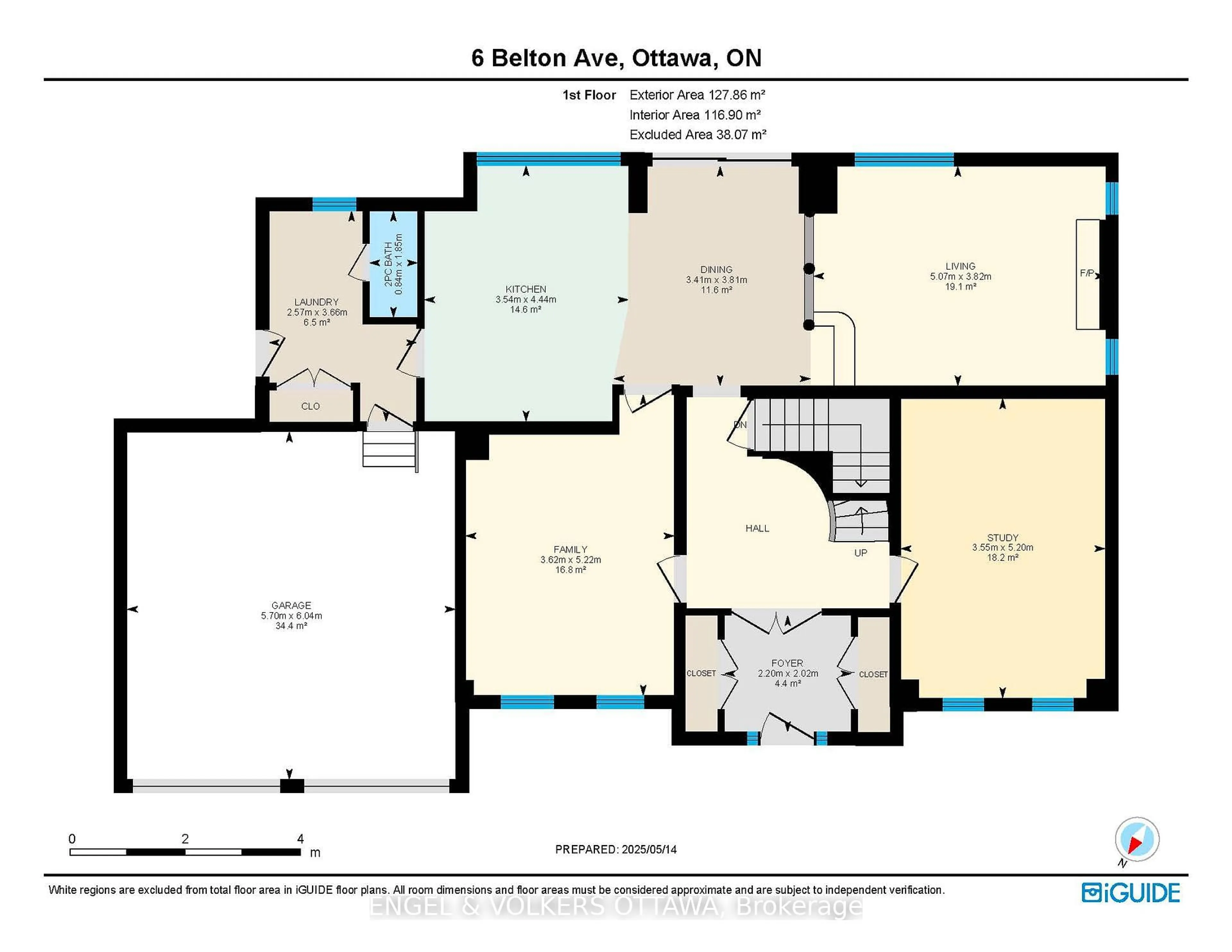 Floor plan for 6 Belton Ave, Stittsville Ontario K2S 1G7