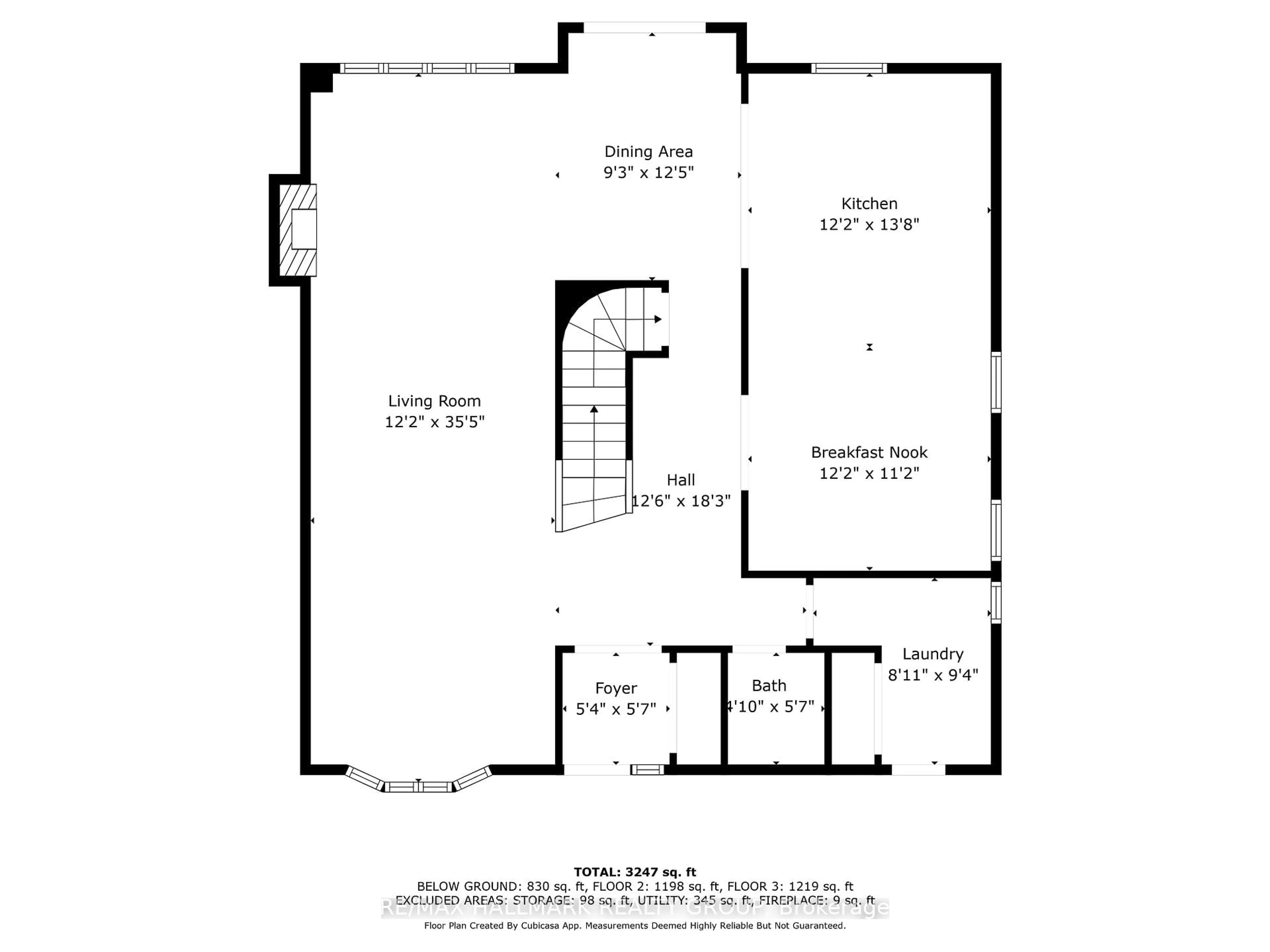 Floor plan for 3746 Twin Falls Pl, Ottawa Ontario K1V 1W7