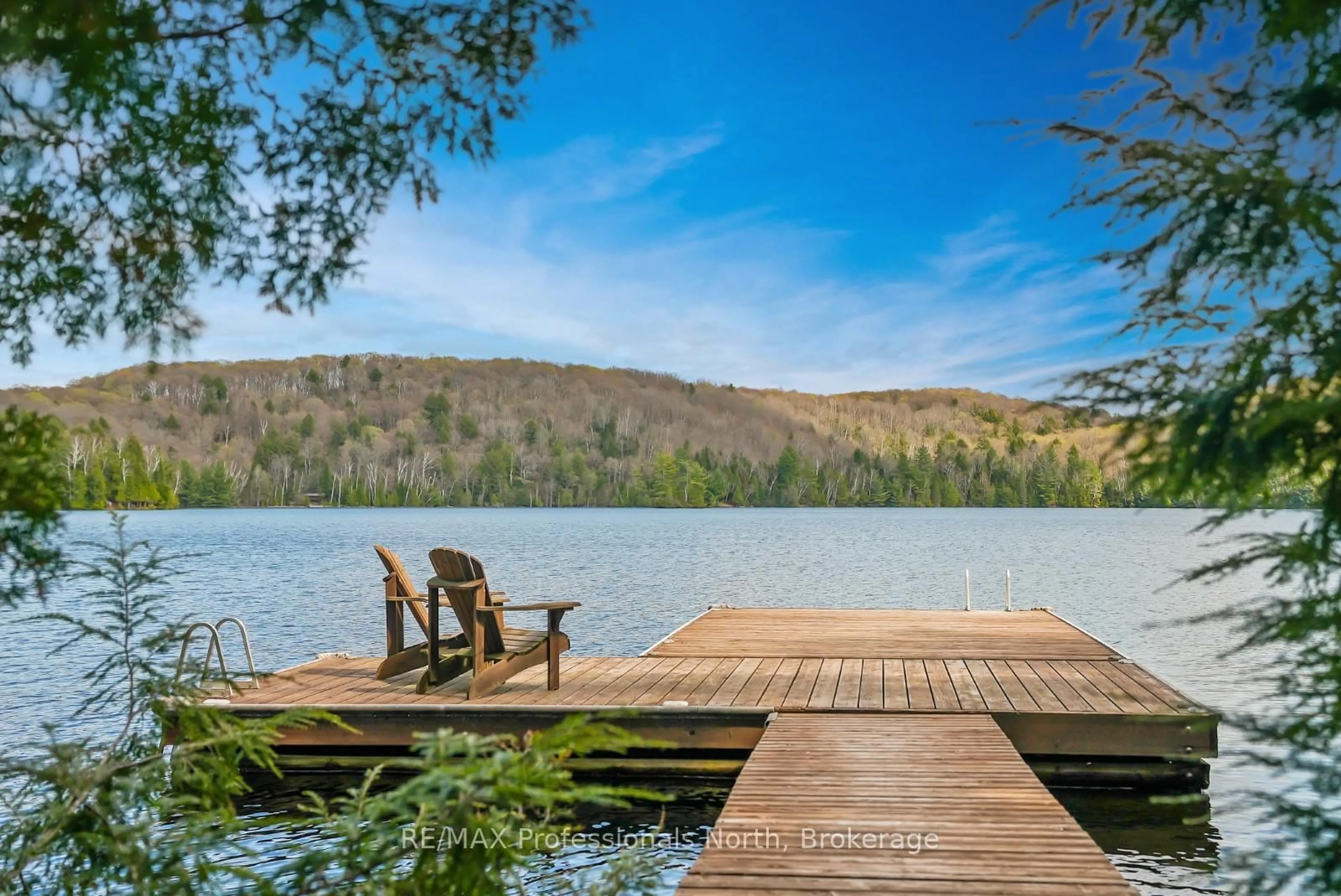 Patio, water/lake/river/ocean view for 1334 Hardwood Lane, Highlands East Ontario K0M 3C0