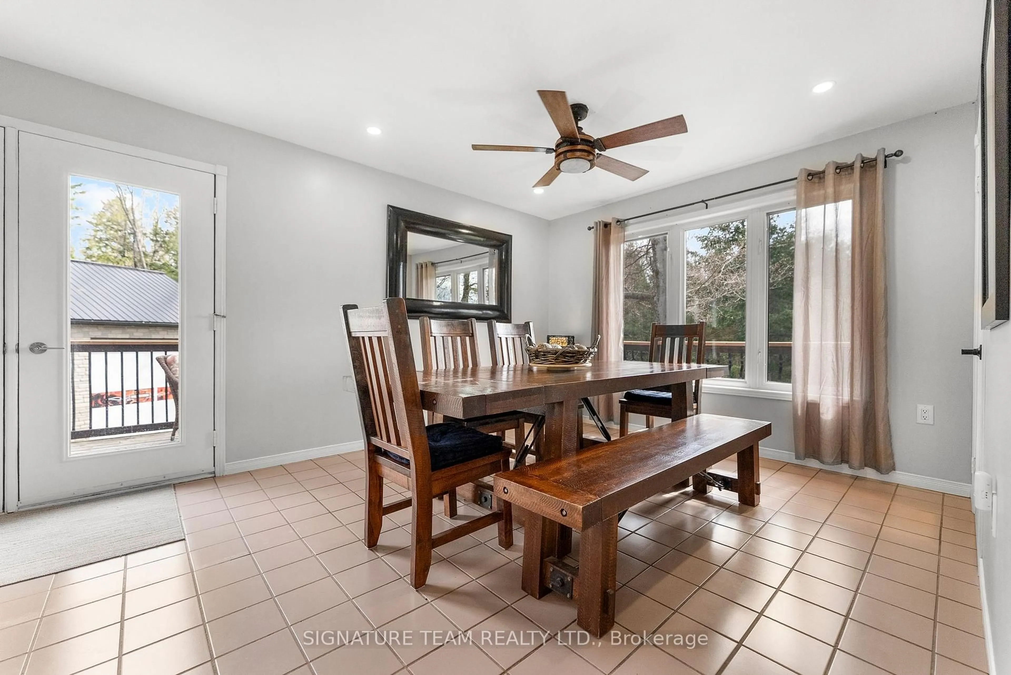 Dining room, ceramic/tile floor for 314 Robertson Line, Pakenham Ontario K0A 2X0