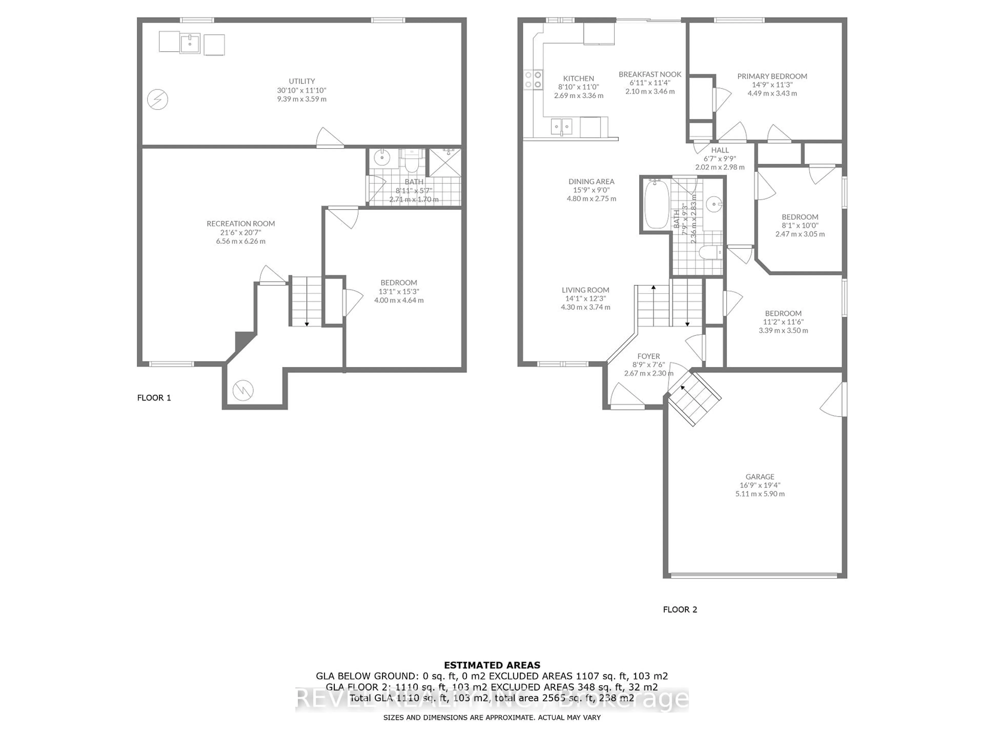 Floor plan for 75 Garner's Lane, Brantford Ontario N3T 6P5