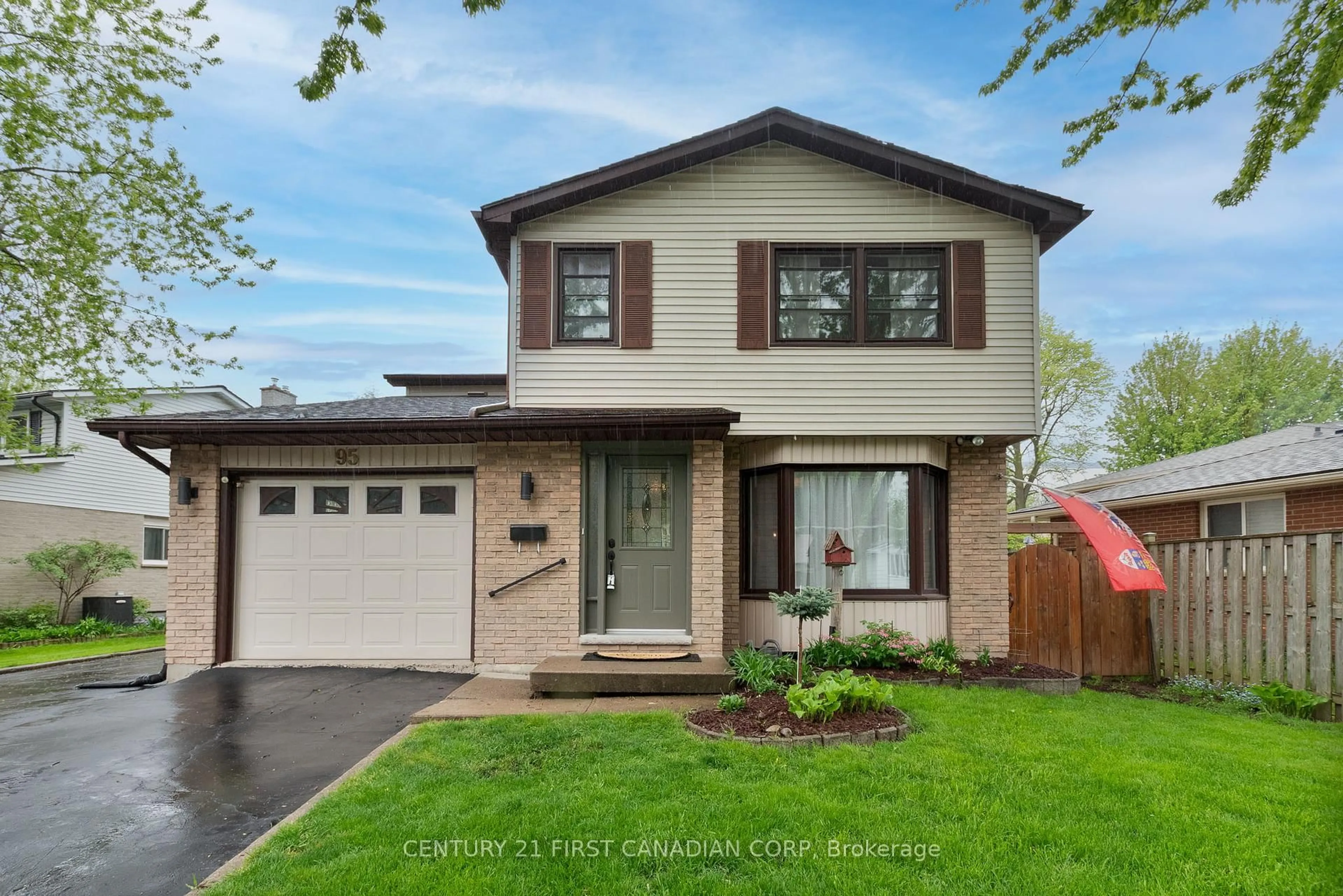 Home with brick exterior material, street for 95 Bexhill Dr, London South Ontario N6E 1X1