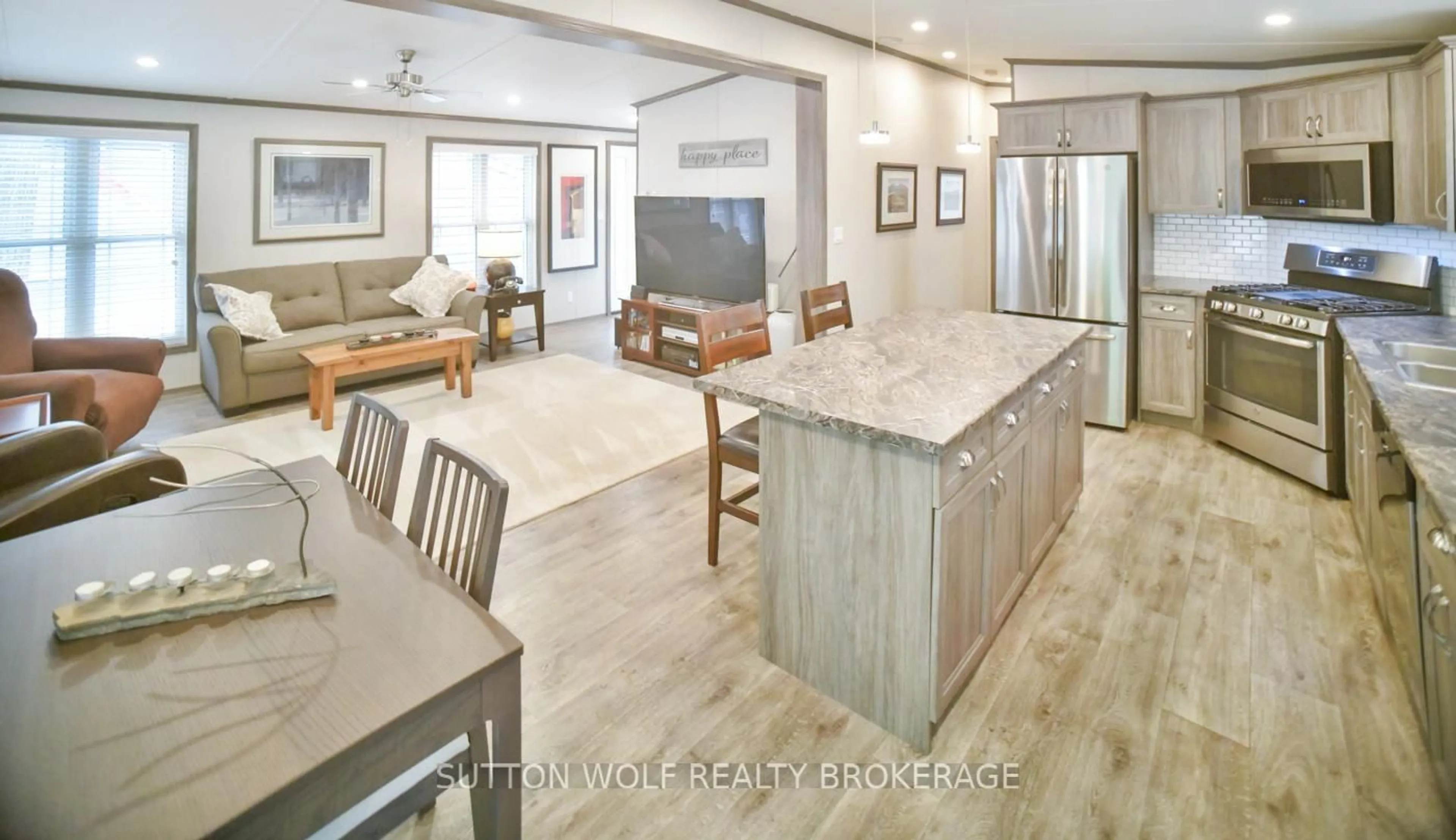 Open concept kitchen, unknown for 22790 Amiens Rd #36, Middlesex Centre Ontario N0L 1R0