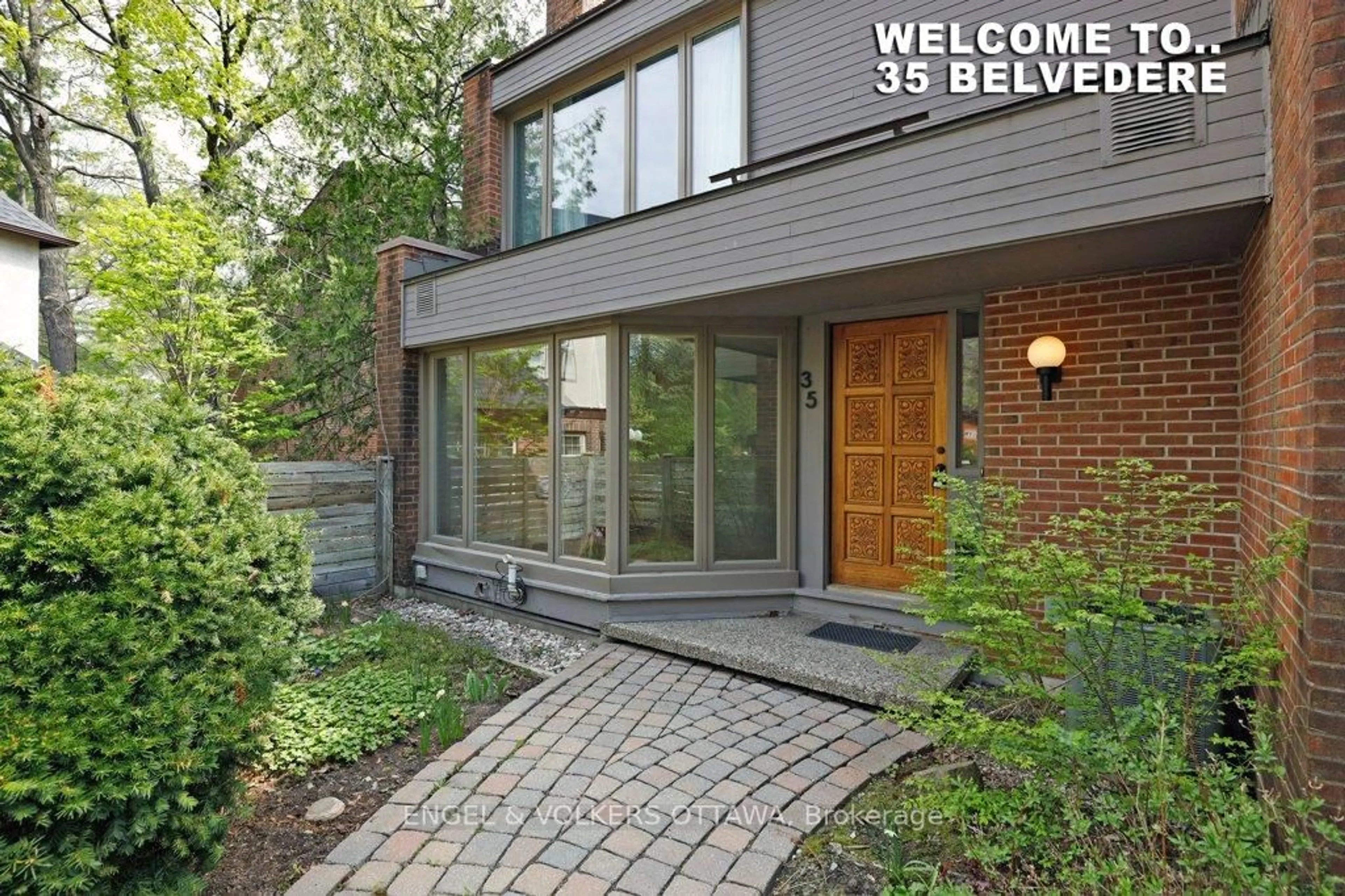 Home with brick exterior material, street for 35 Belvedere Cres #35, Ottawa Ontario K1M 0E5