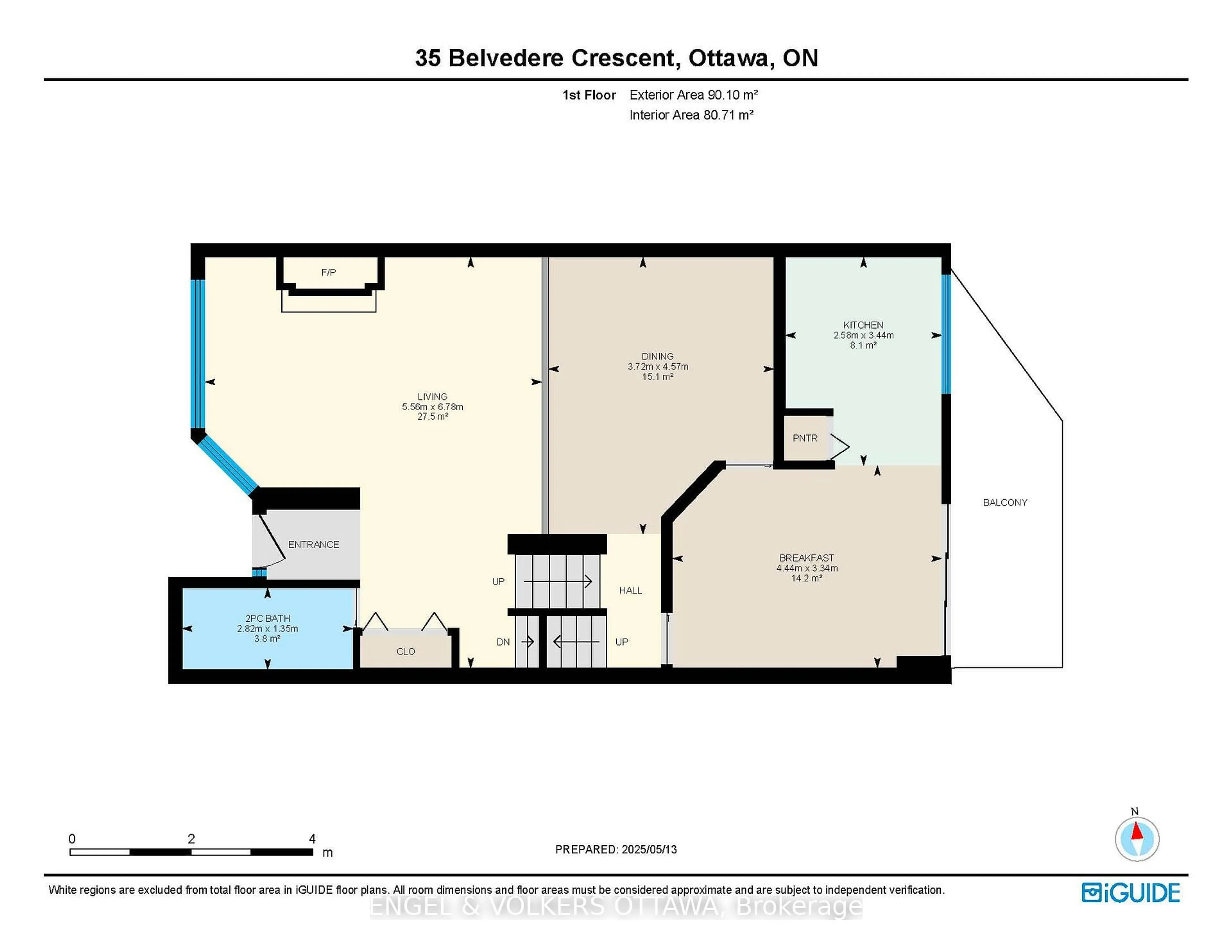 Floor plan for 35 Belvedere Cres #35, Ottawa Ontario K1M 0E5