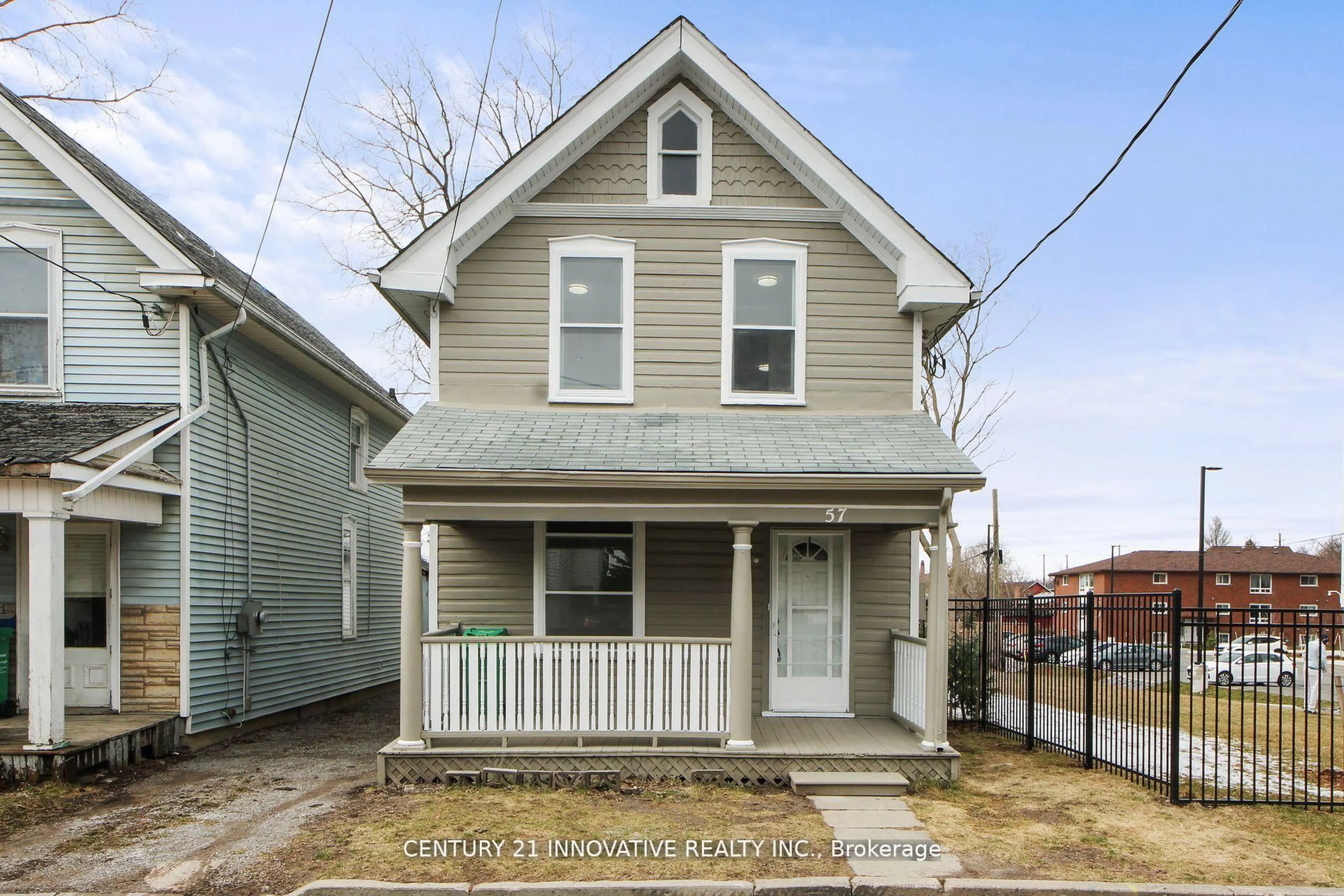 Home with vinyl exterior material, street for 57 Olive Ave, Peterborough Ontario K9J 3K0