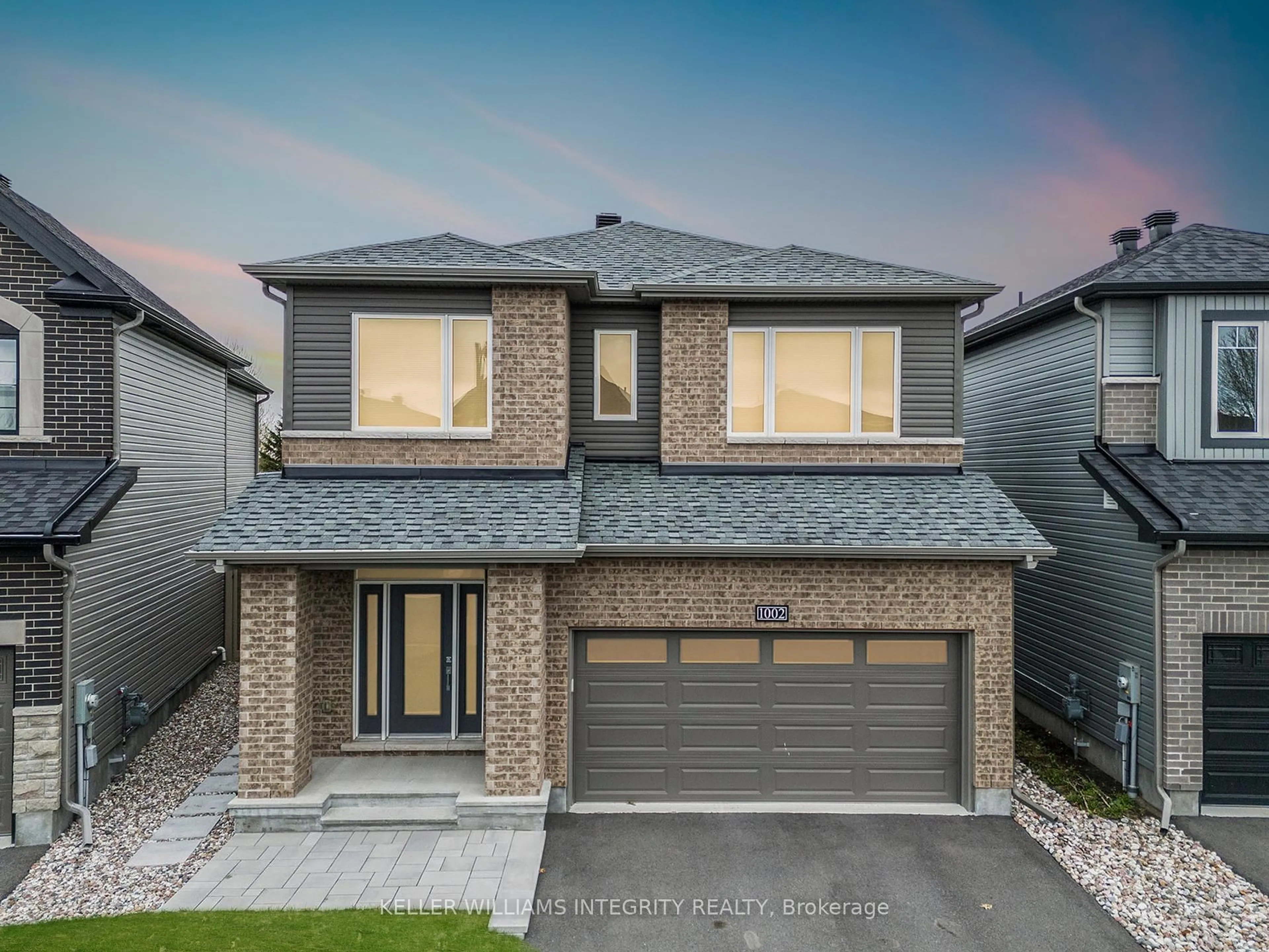 Home with brick exterior material, street for 1002 Jubilation Crt, Ottawa Ontario K4A 5K5