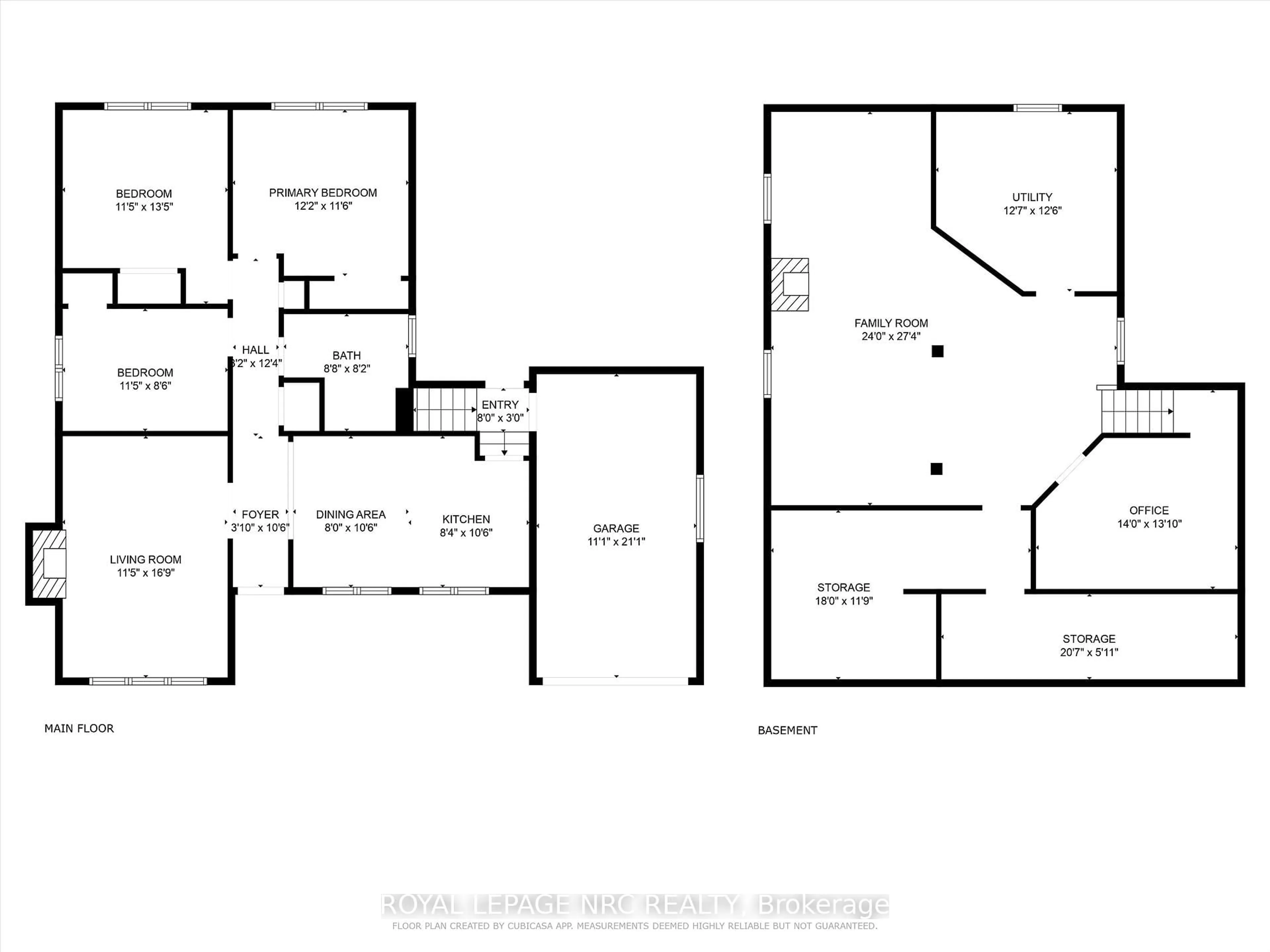 Floor plan for 96 Lakeshore Rd, St. Catharines Ontario L2N 2T5