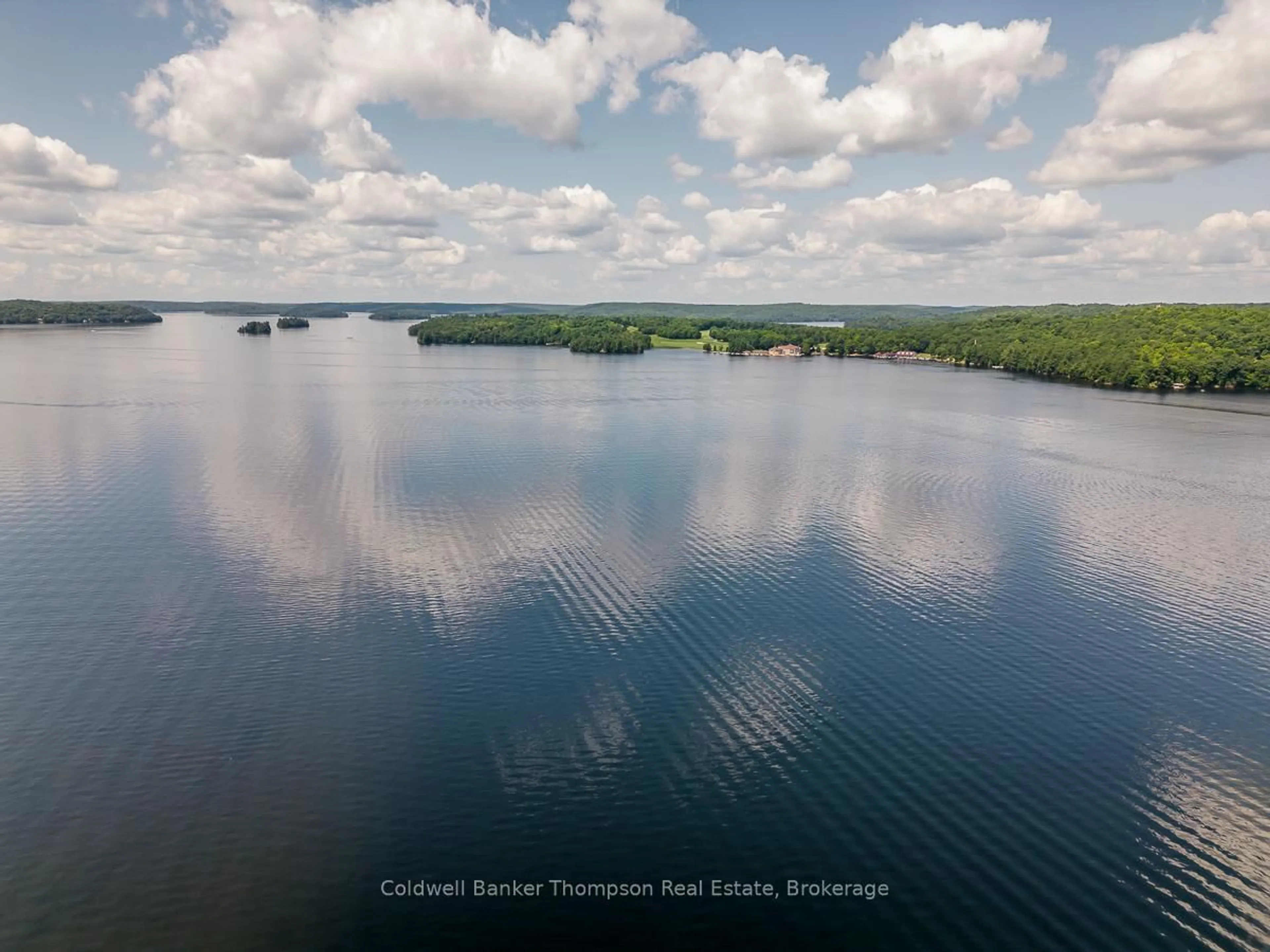 A pic from outside/outdoor area/front of a property/back of a property/a pic from drone, water/lake/river/ocean view for 1381 OLD 117 N/A, Lake of Bays Ontario P0B 1A0