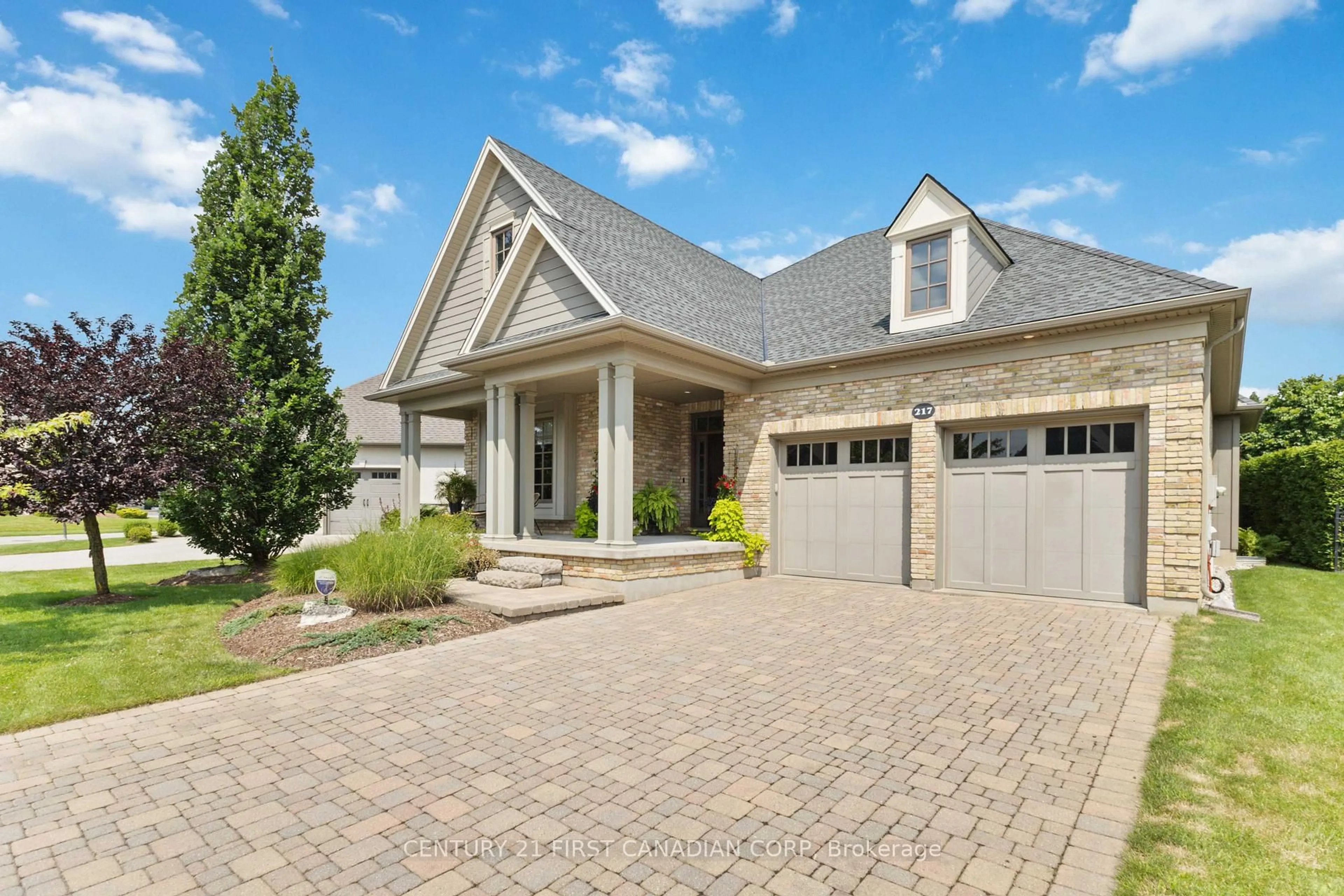 Home with brick exterior material, street for 217 Delacourt Rd, London North Ontario N6G 0H3