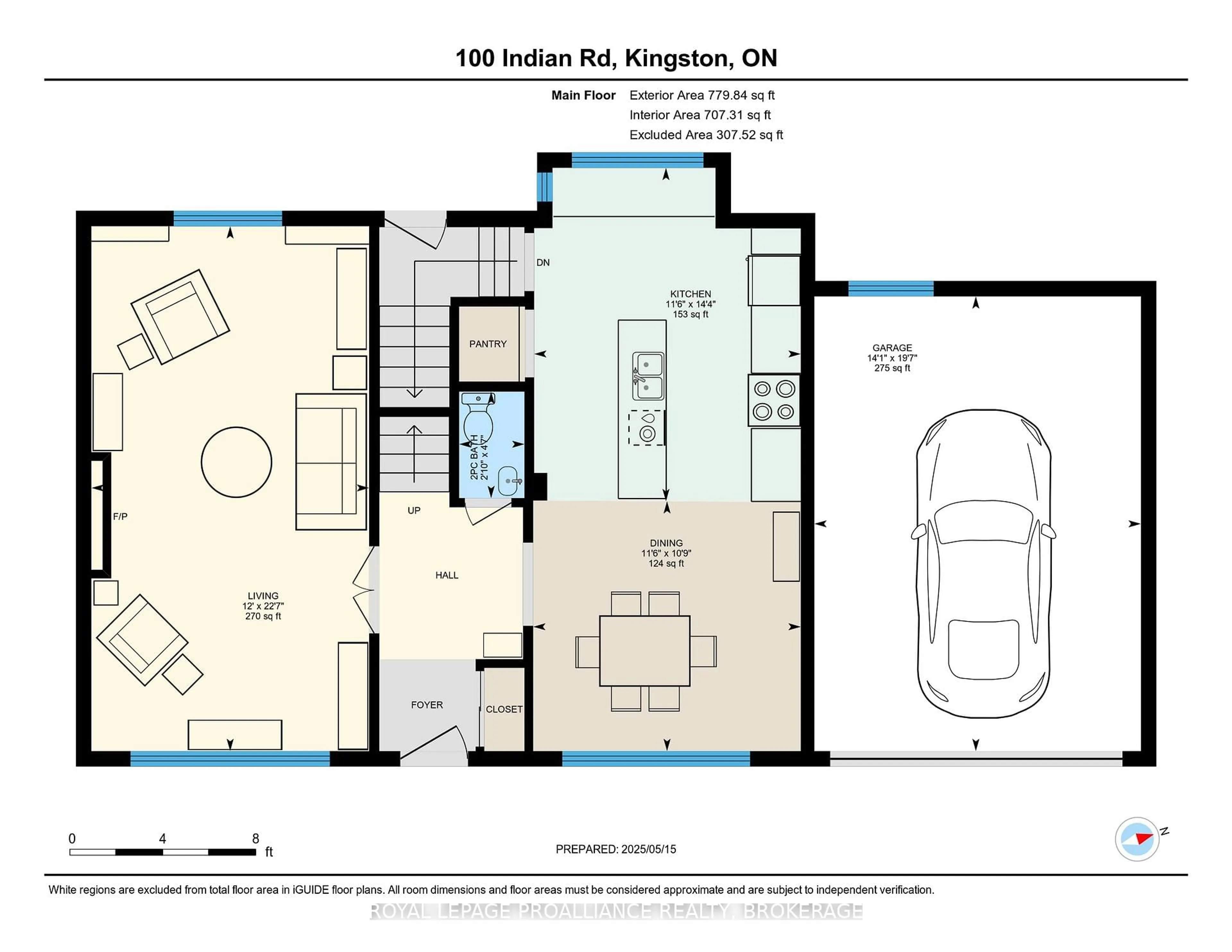 Floor plan for 100 Indian Rd, Kingston Ontario K7M 1S9