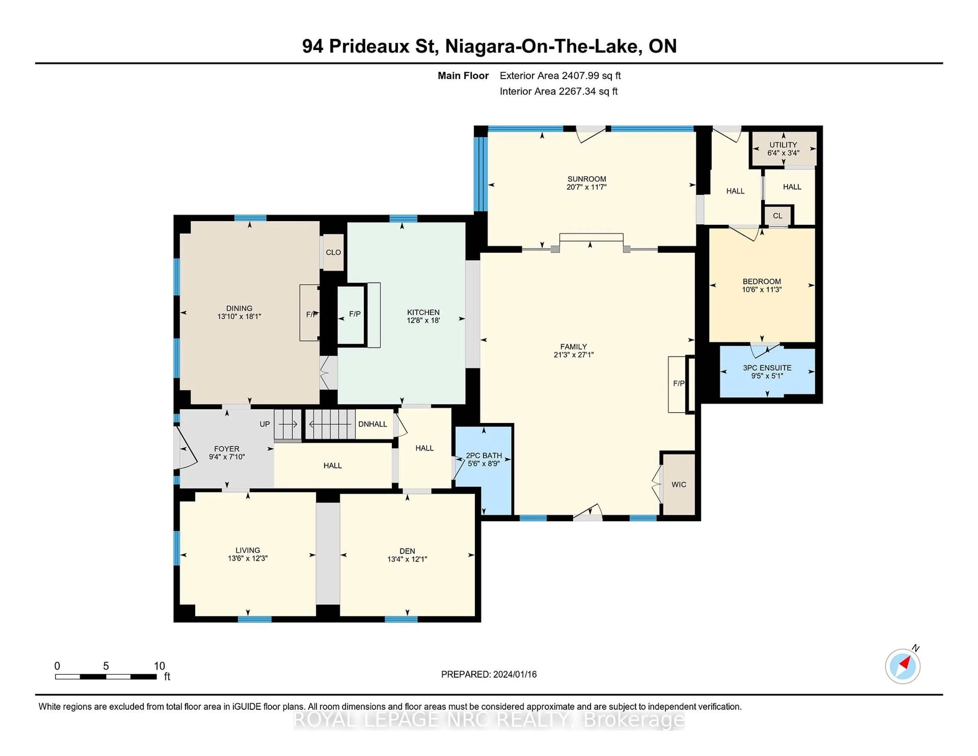 Floor plan for 94 PRIDEAUX St, Niagara-on-the-Lake Ontario L0S 1J0