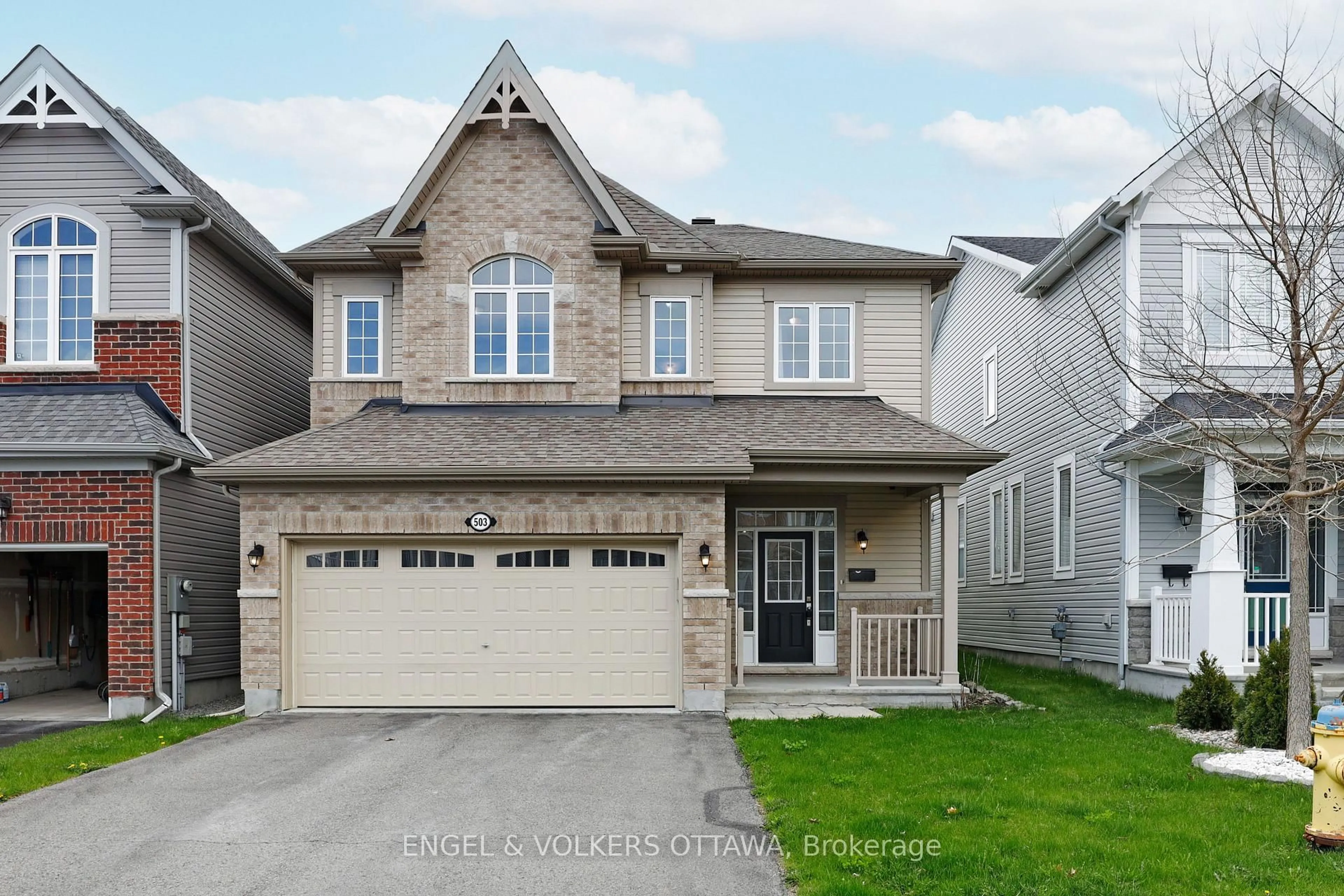 Home with brick exterior material, street for 503 Hawkbirch St, Ottawa Ontario K2M 0K8