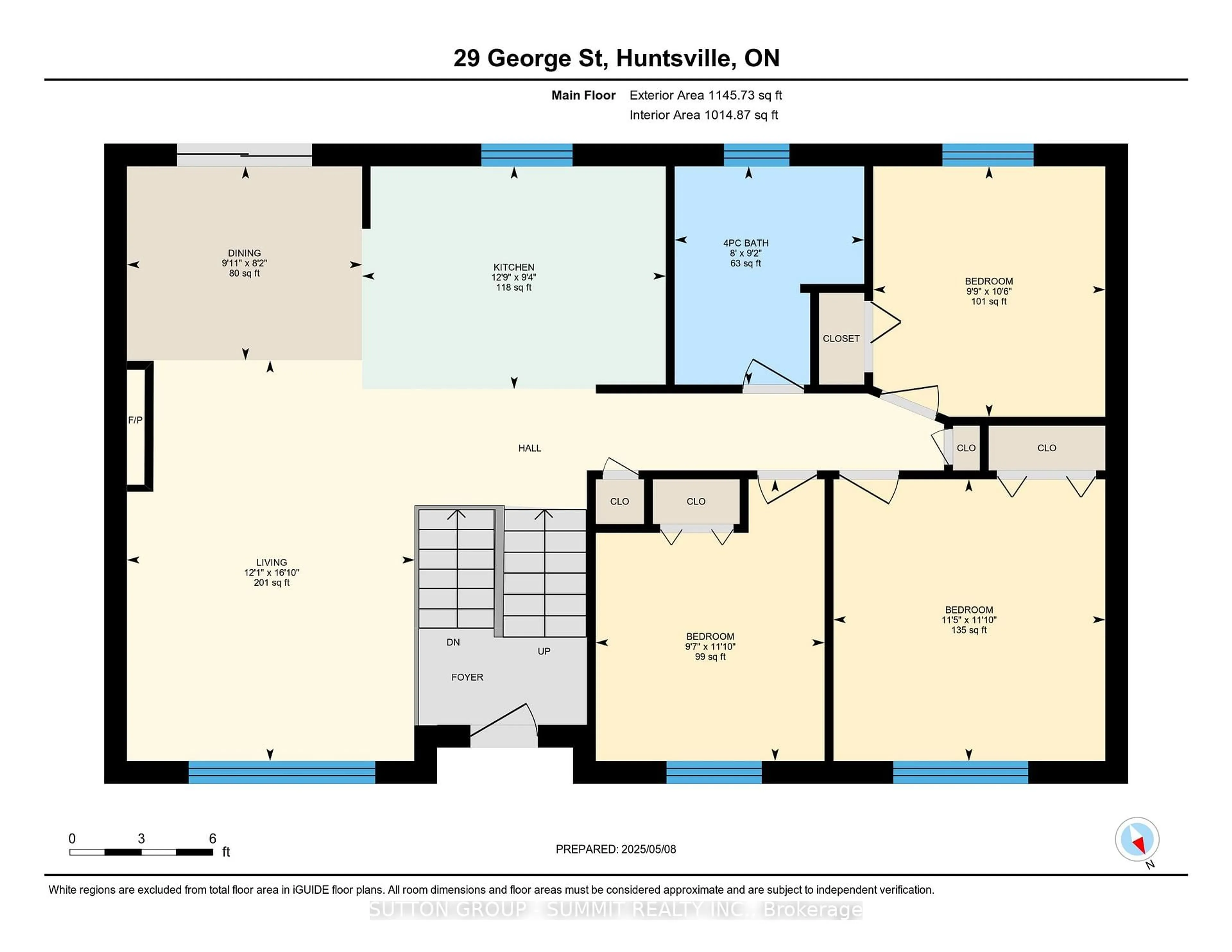 Floor plan for 29 GEORGE St, Huntsville Ontario P1H 1T9