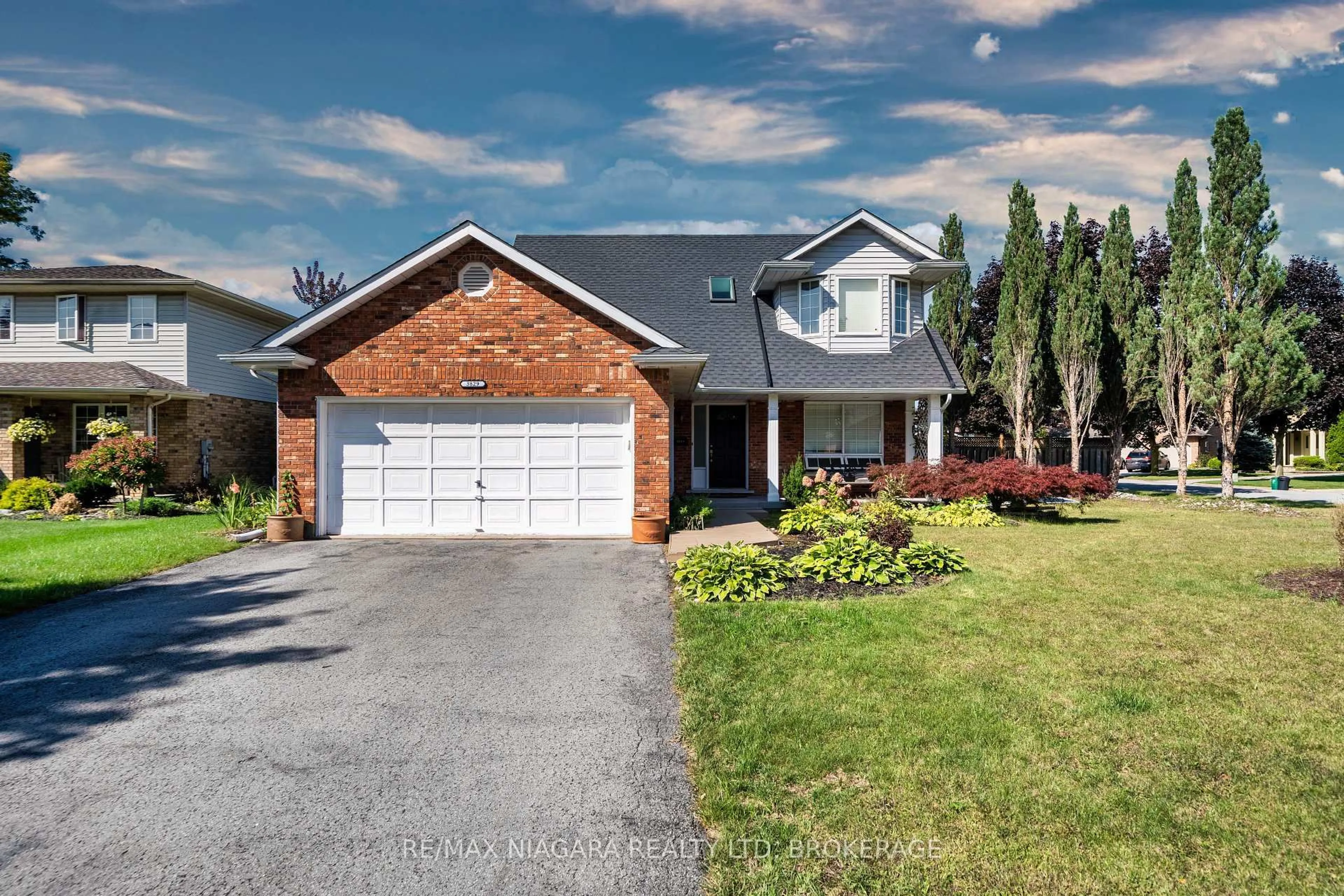 Home with brick exterior material, street for 3829 Northwood Dr, Niagara Falls Ontario L2H 2Y5