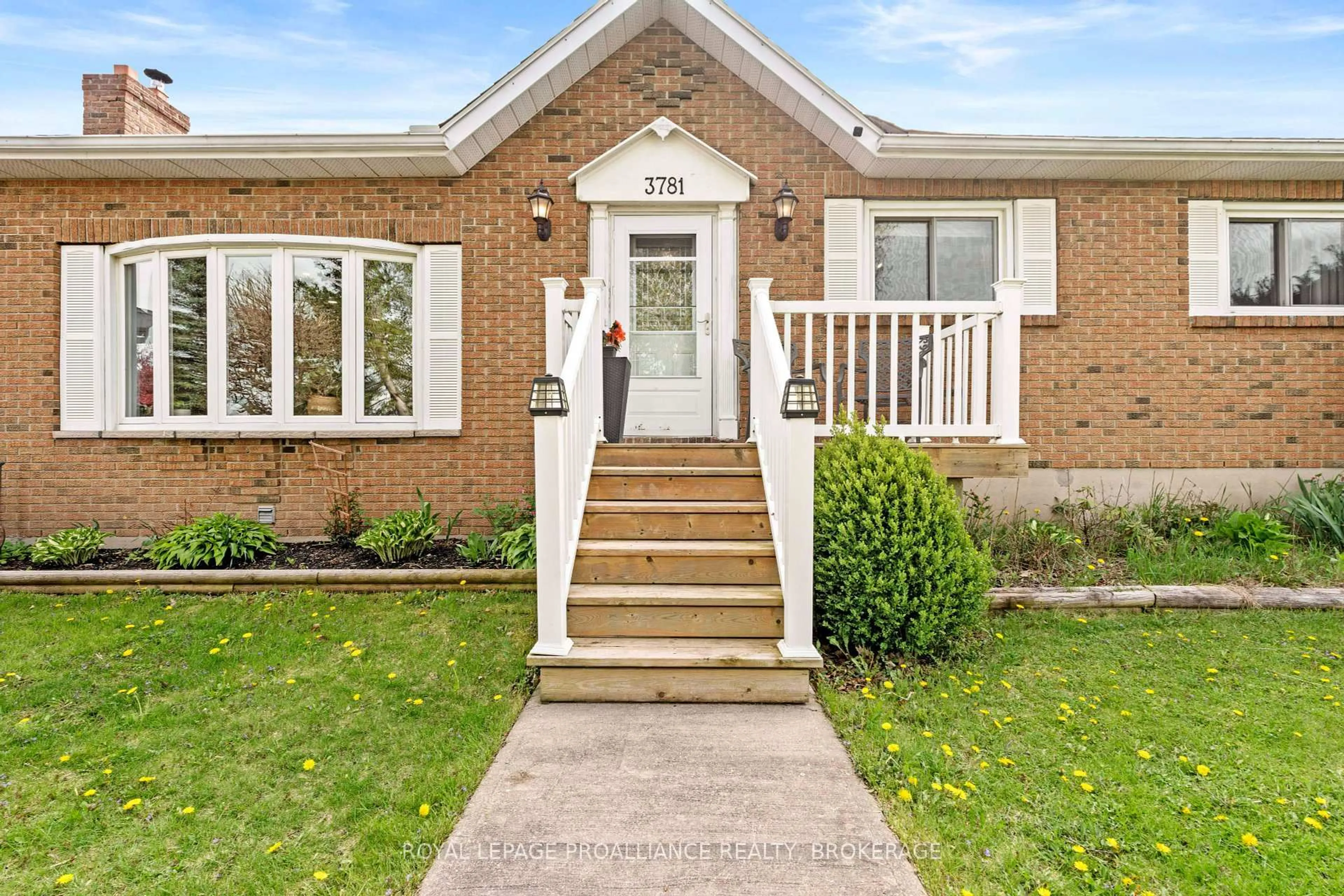Home with brick exterior material, street for 3781 Holmes Rd, Inverary Ontario K0H 1X0