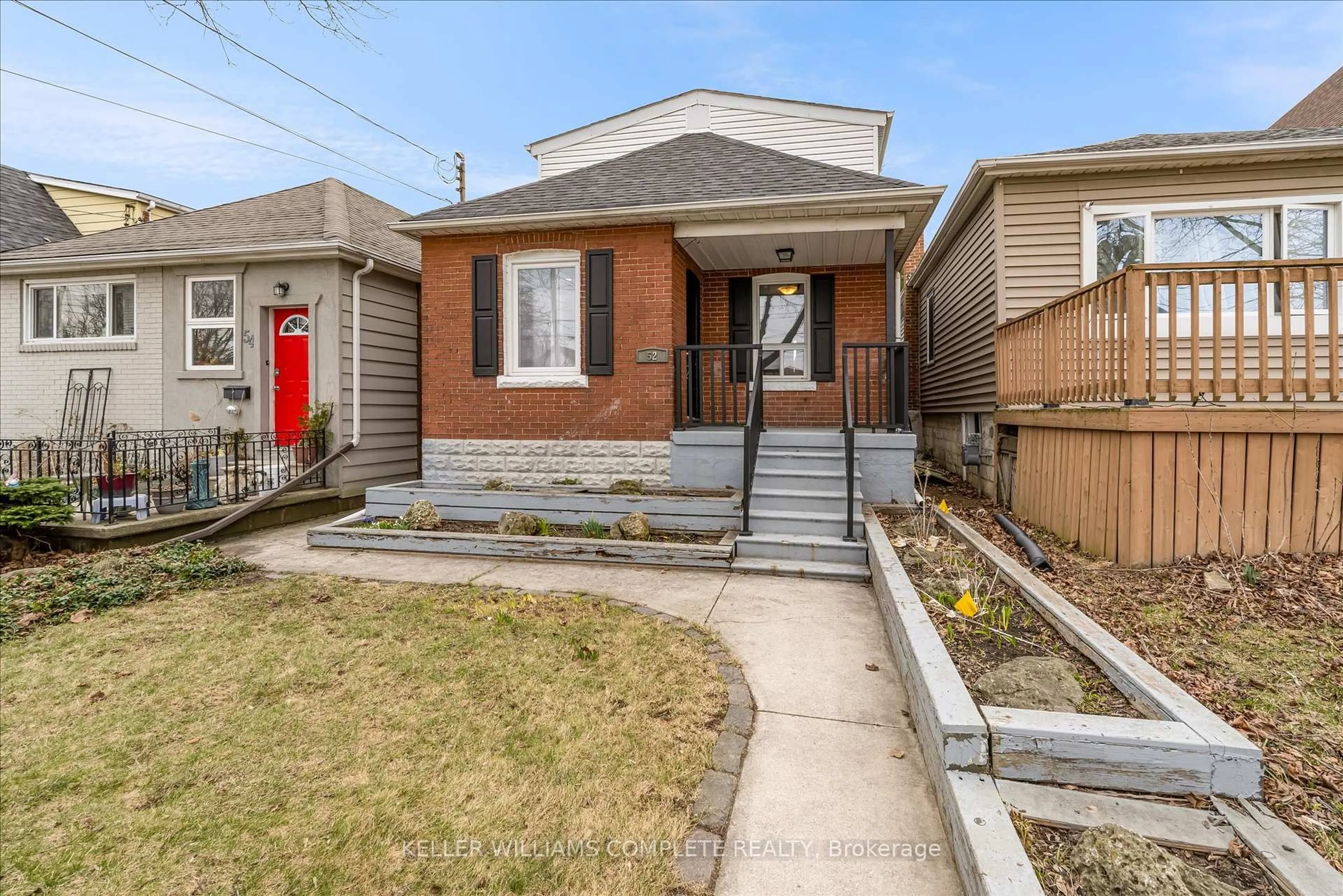 Home with brick exterior material, street for 52 East 24th St, Hamilton Ontario L8V 2X7