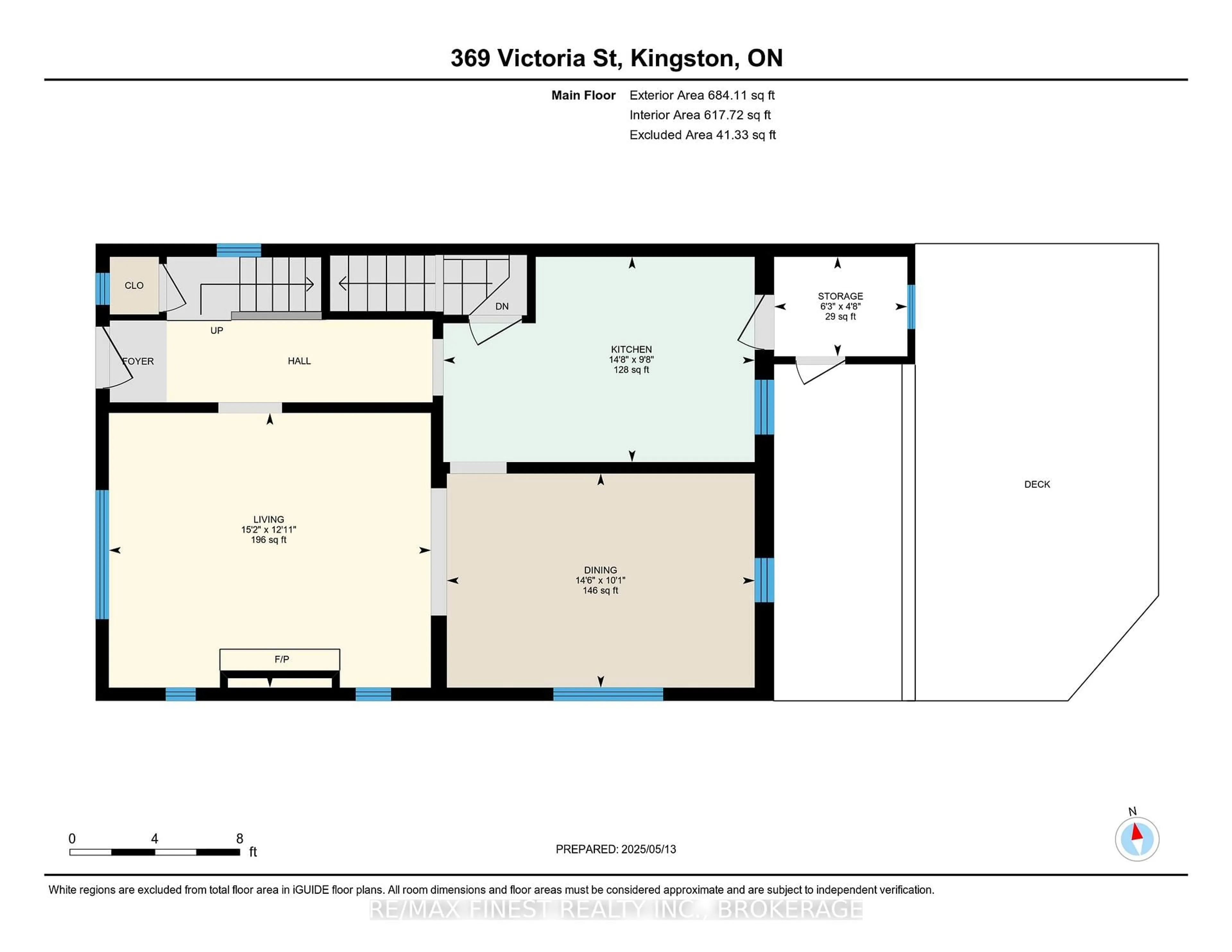 Floor plan for 369 Victoria St, Kingston Ontario K7L 3Z4