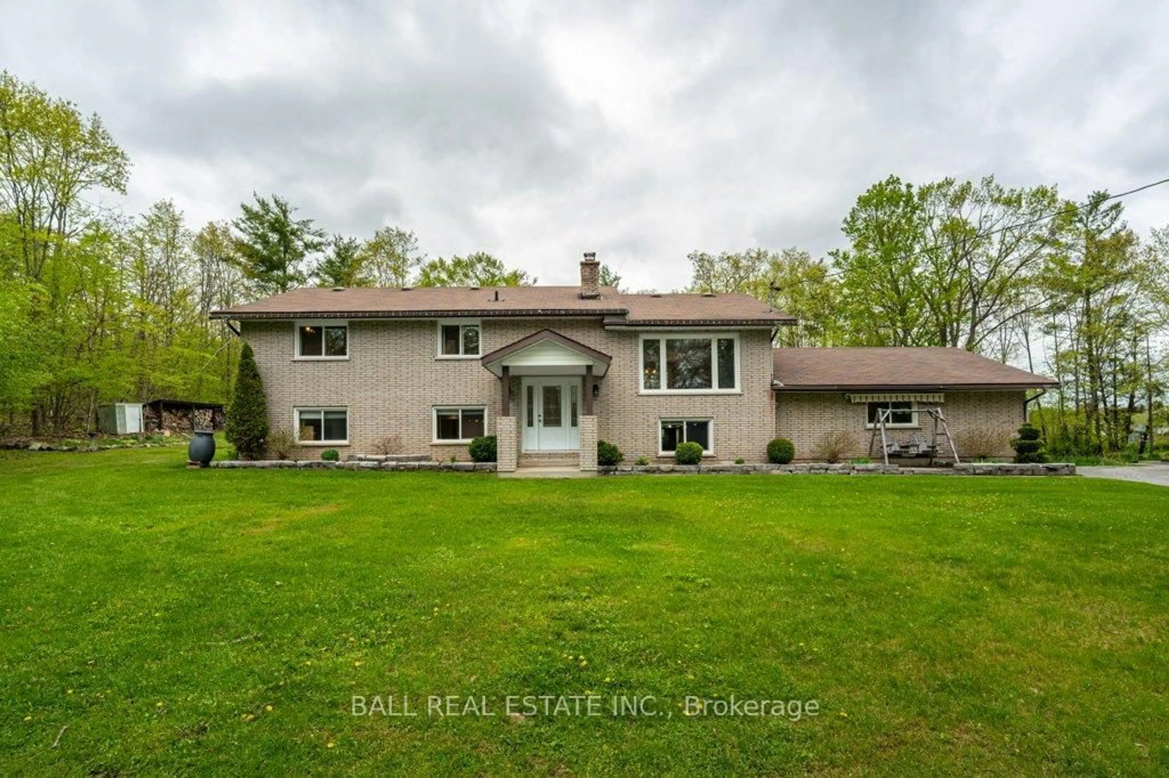 A pic from outside/outdoor area/front of a property/back of a property/a pic from drone, water/lake/river/ocean view for 153 Fire Route 26 N/A, Trent Lakes Ontario K0L 1J0