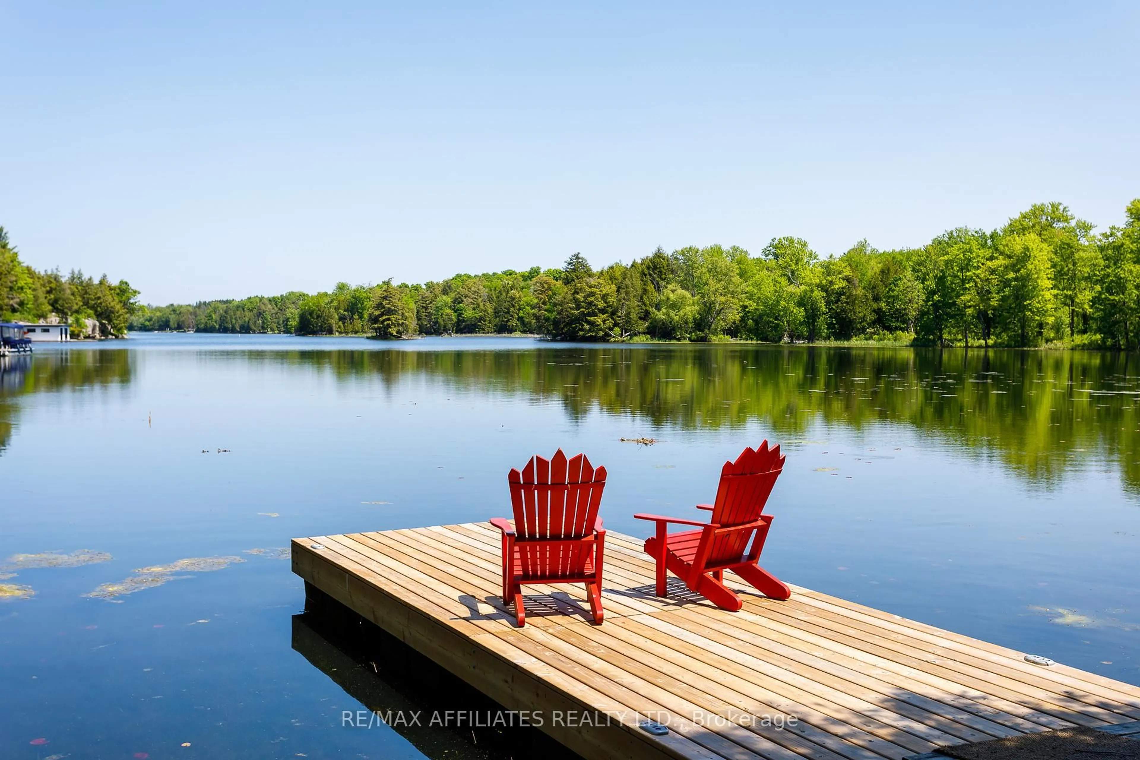 Patio, water/lake/river/ocean view for 763 NARROWS LOCK Rd #114, Rideau Lakes Ontario K0G 1V0
