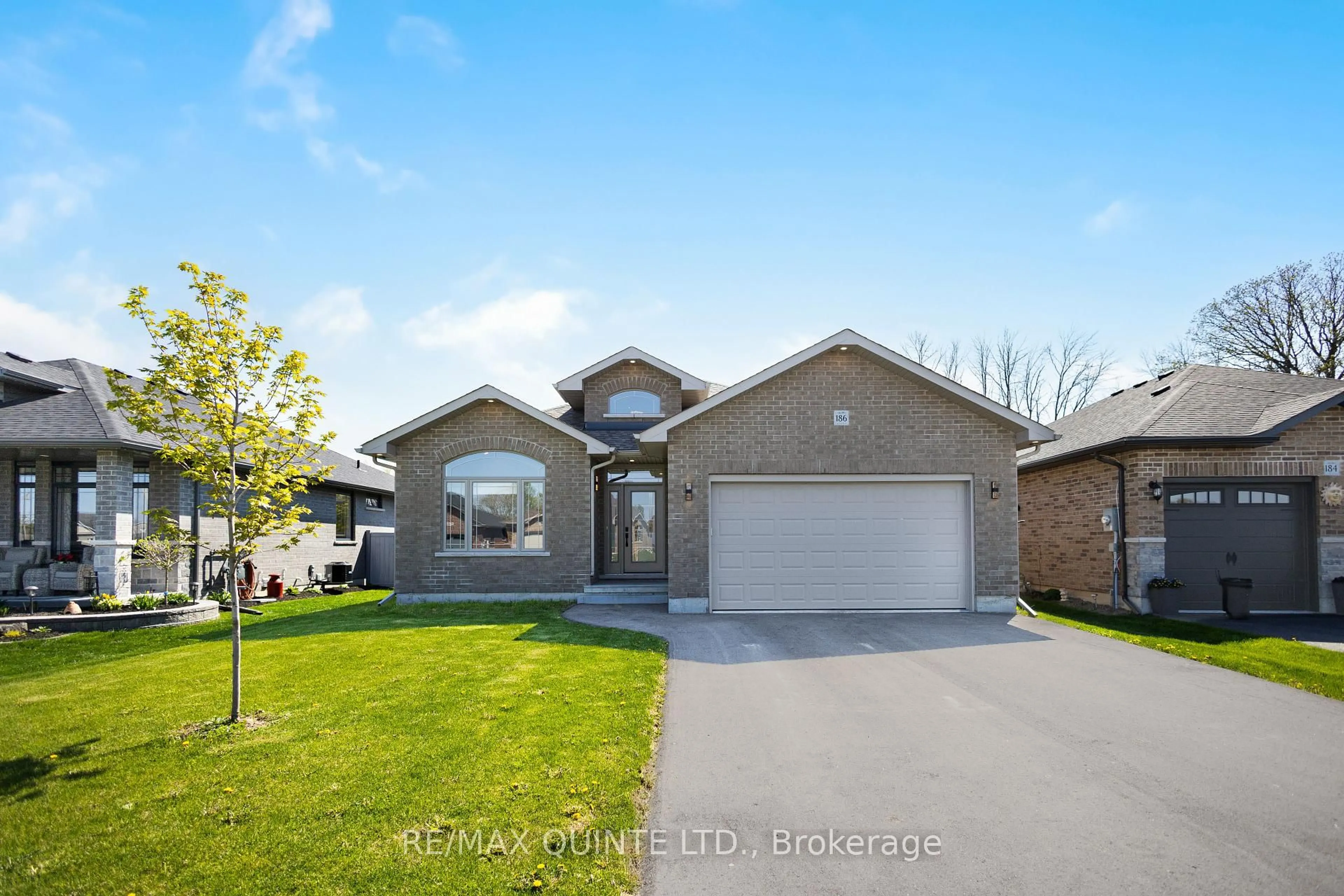 Home with brick exterior material, street for 186 Cherrywood Pkwy, Greater Napanee Ontario K7R 0E2