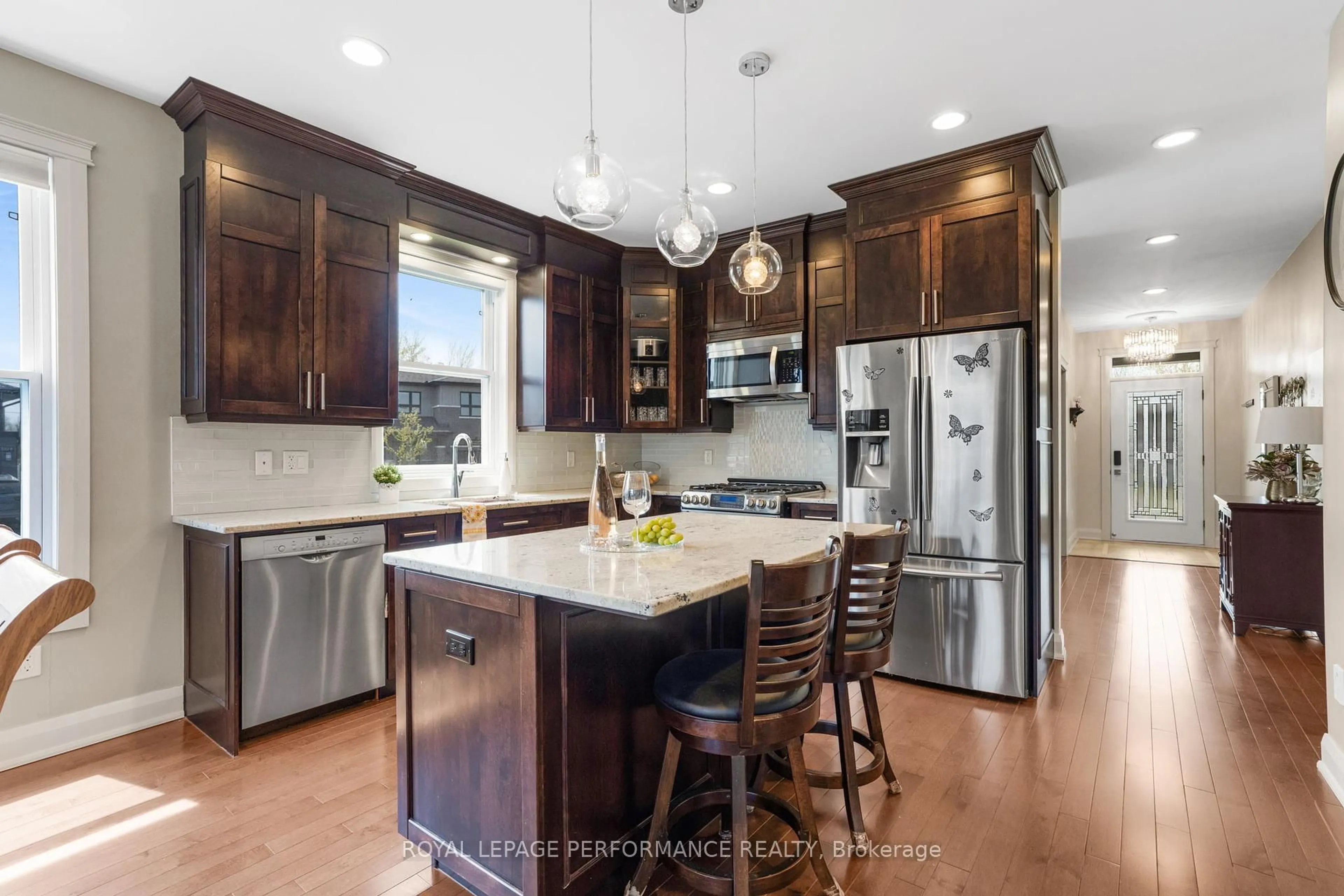 Open concept kitchen, ceramic/tile floor for 353 Trillium Circ, Alfred and Plantagenet Ontario K0A 3K0