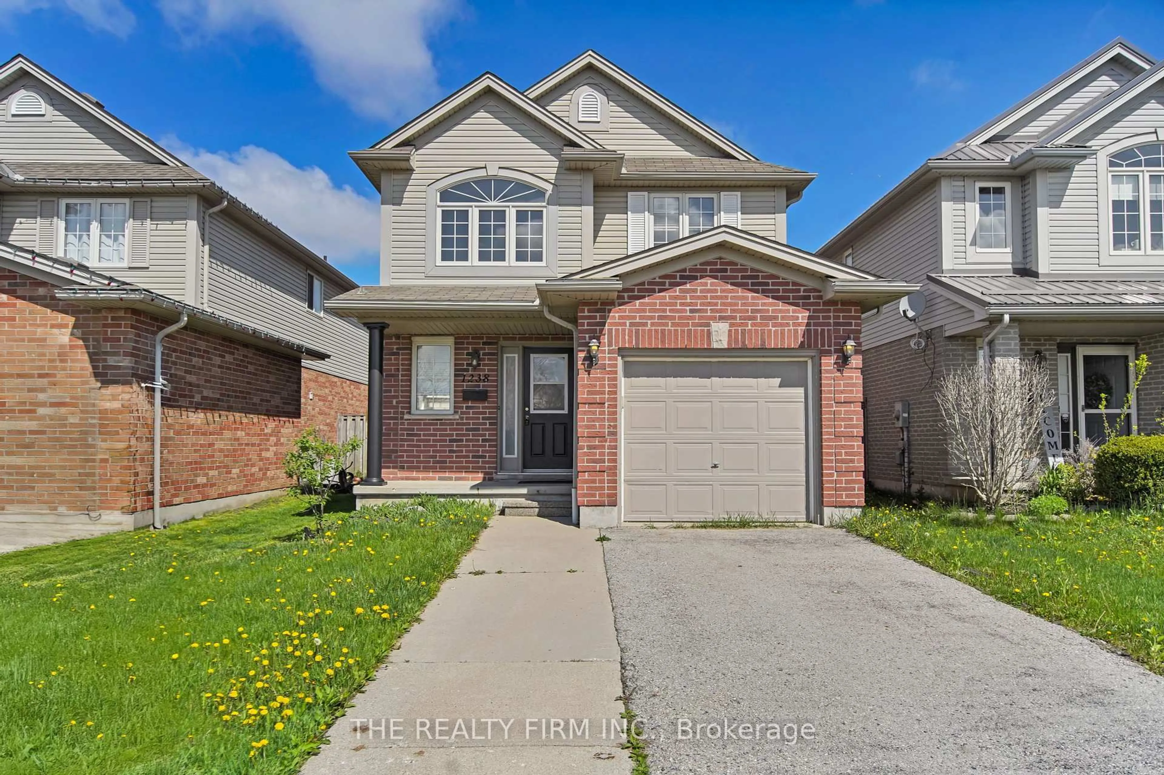 Home with brick exterior material, street for 1238 Darnley Blvd, London South Ontario N6M 1L1