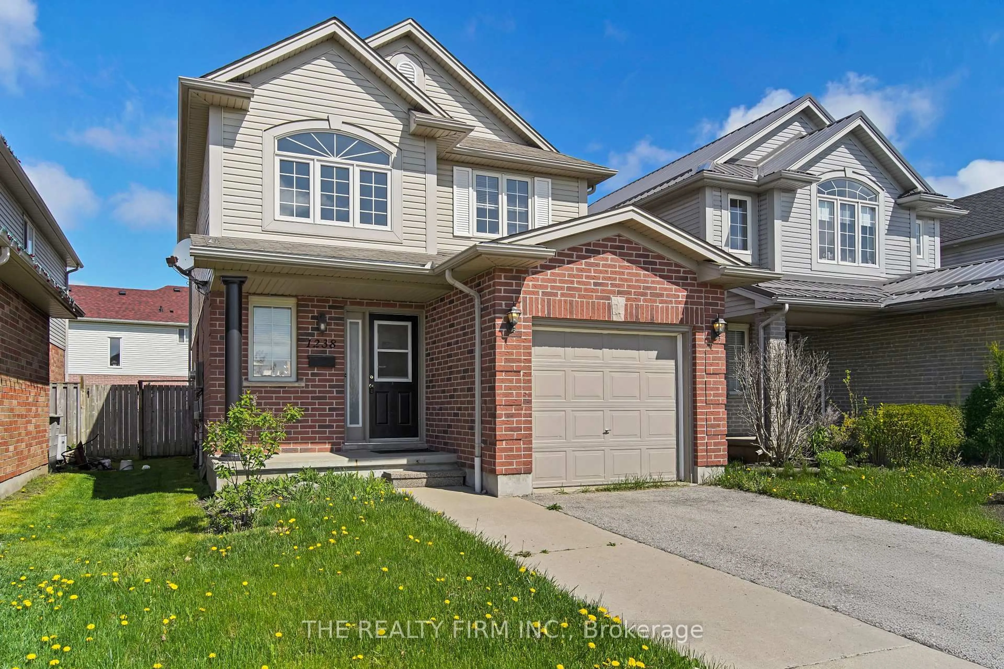 Home with brick exterior material, street for 1238 Darnley Blvd, London South Ontario N6M 1L1